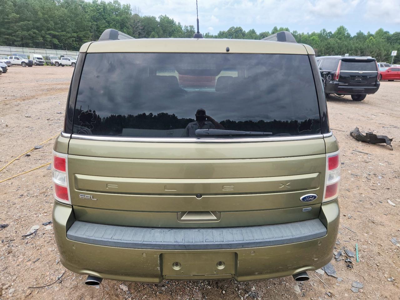 2013 Ford Flex Sel Green vin: 2FMHK6C80DBD04608
