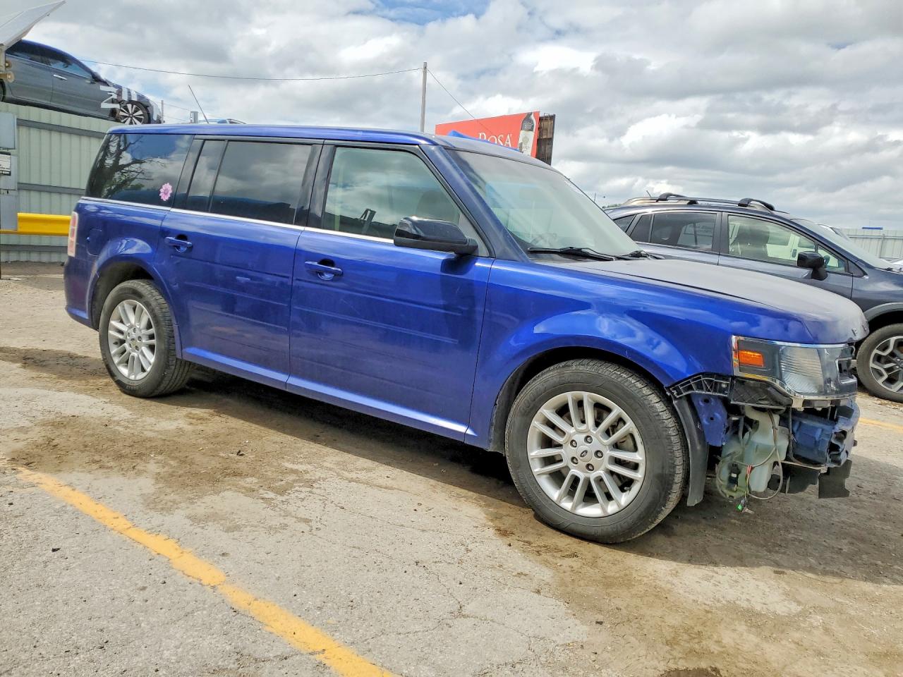 2013 Ford Flex Sel Blue vin: 2FMHK6C80DBD17486