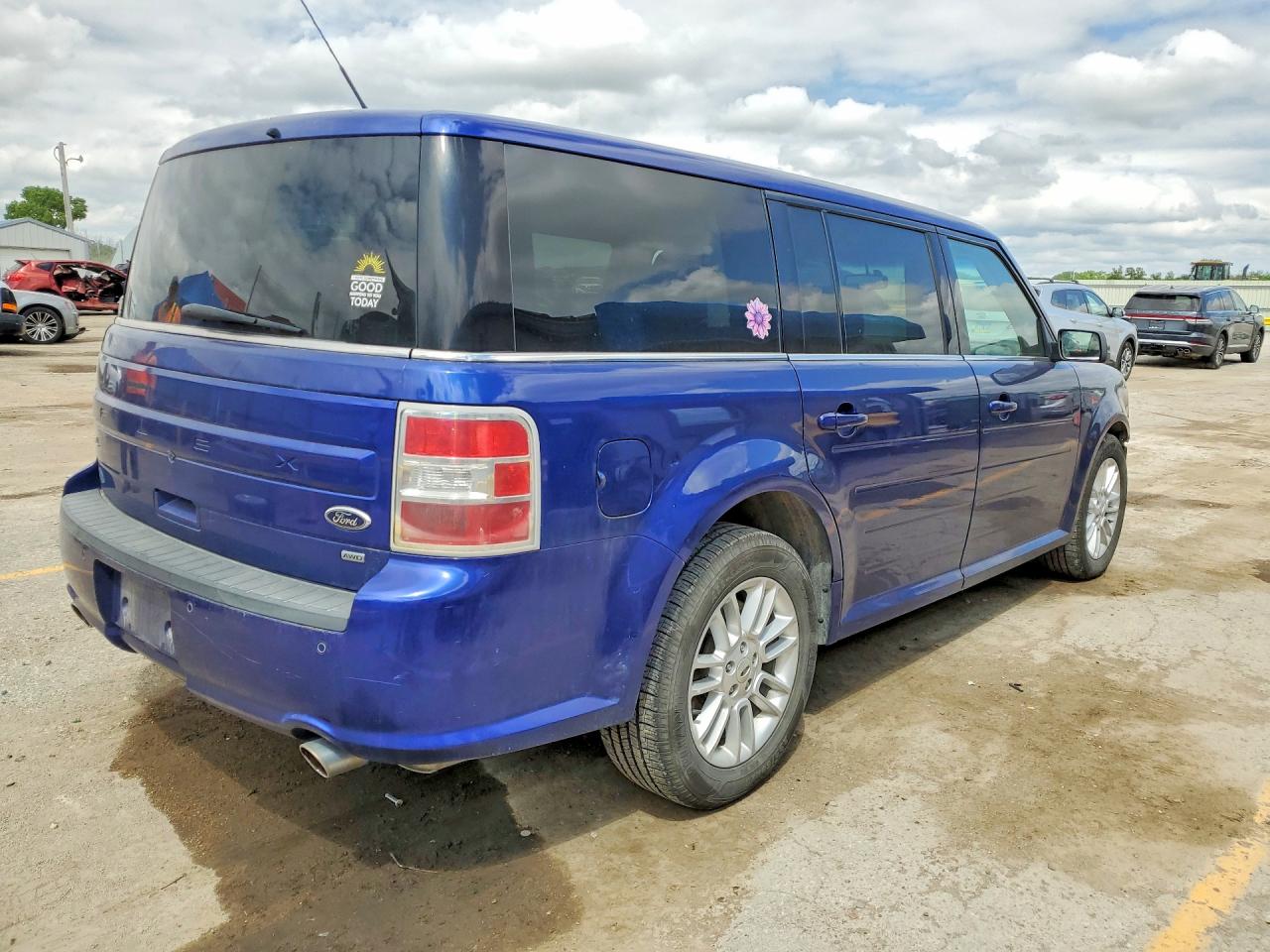 2013 Ford Flex Sel Blue vin: 2FMHK6C80DBD17486