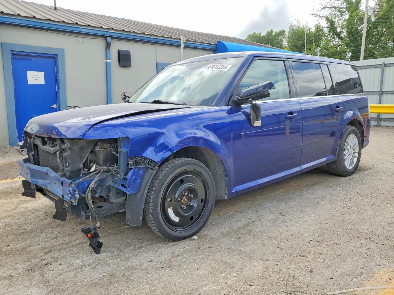 2013 Ford Flex Sel Blue vin: 2FMHK6C80DBD17486