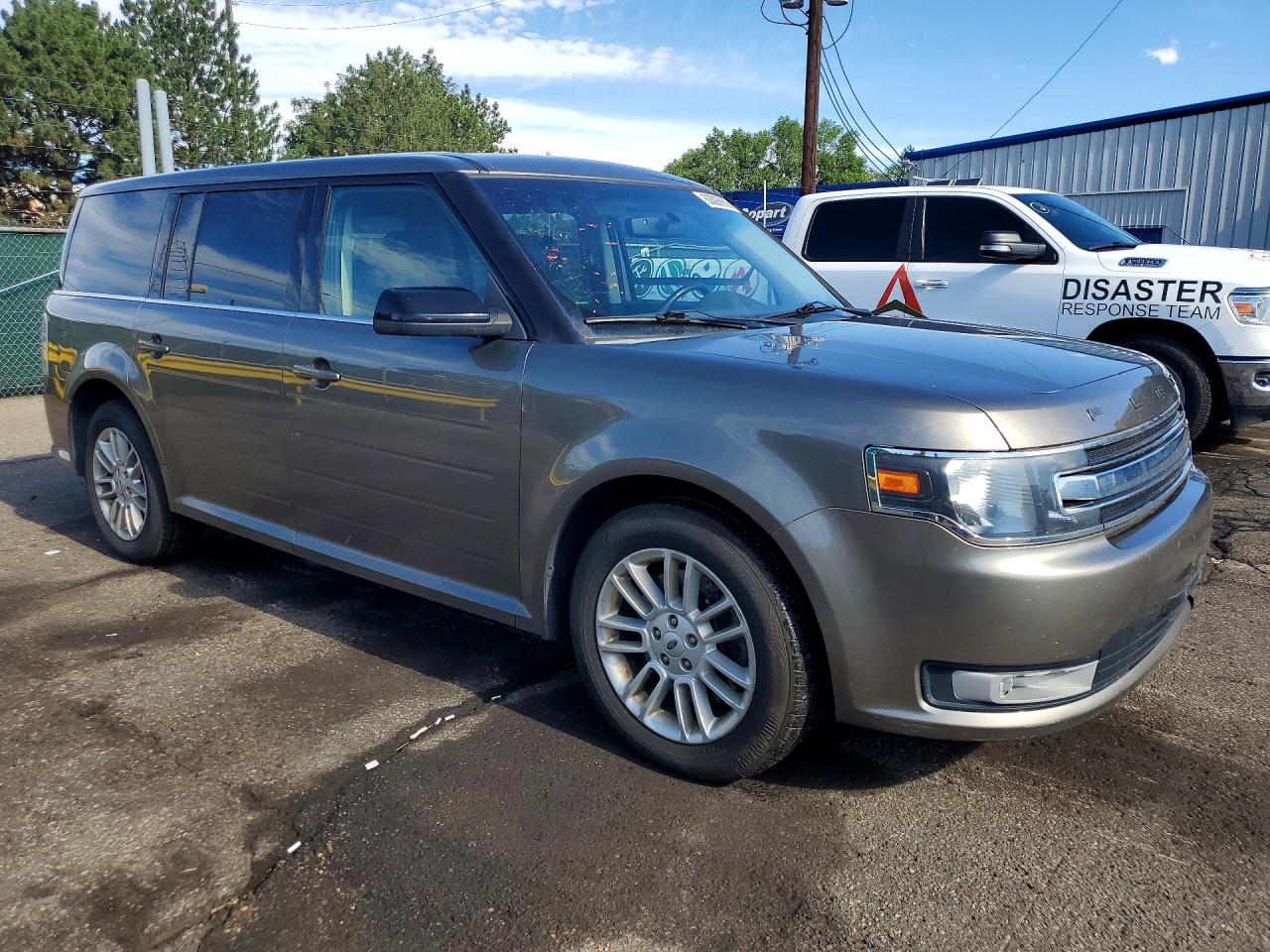 2014 Ford Flex Sel Gray vin: 2FMHK6C80EBD00799