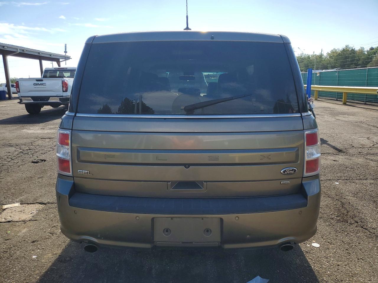 2014 Ford Flex Sel Gray vin: 2FMHK6C80EBD00799