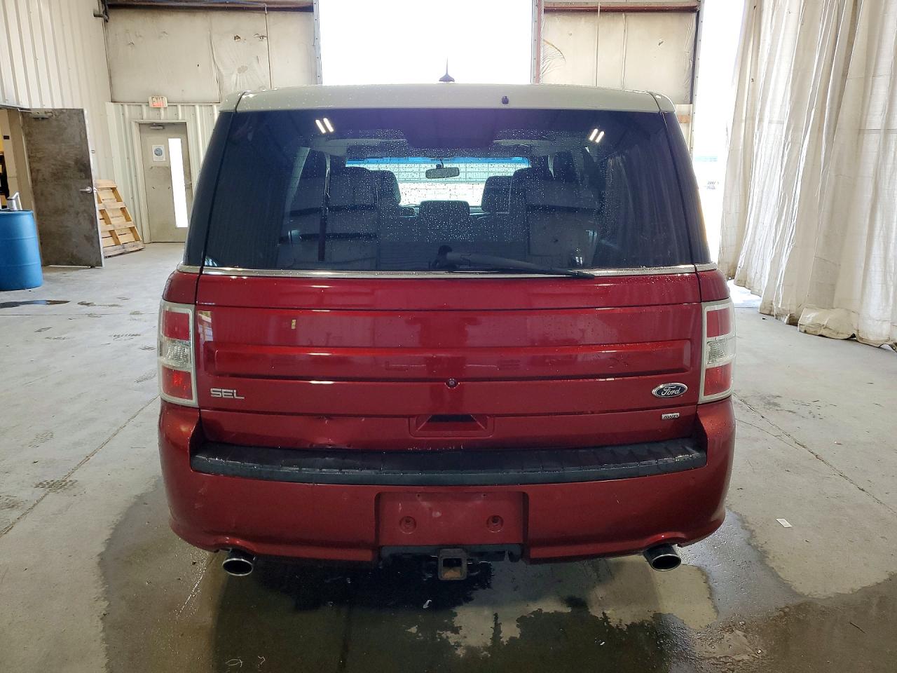 2014 Ford Flex Sel Red vin: 2FMHK6C80EBD14556