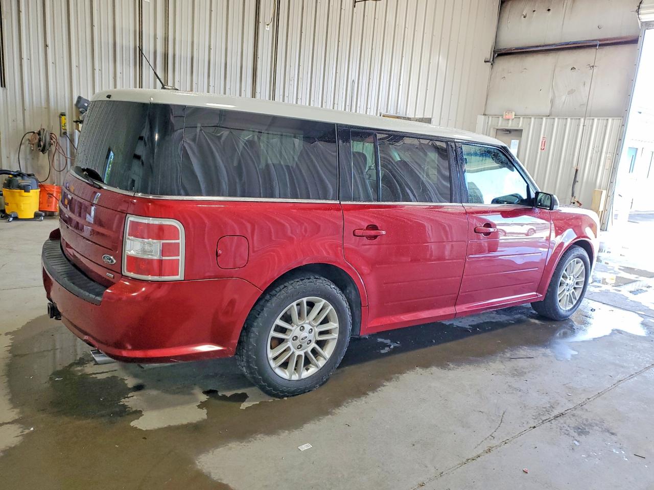 2014 Ford Flex Sel Red vin: 2FMHK6C80EBD14556