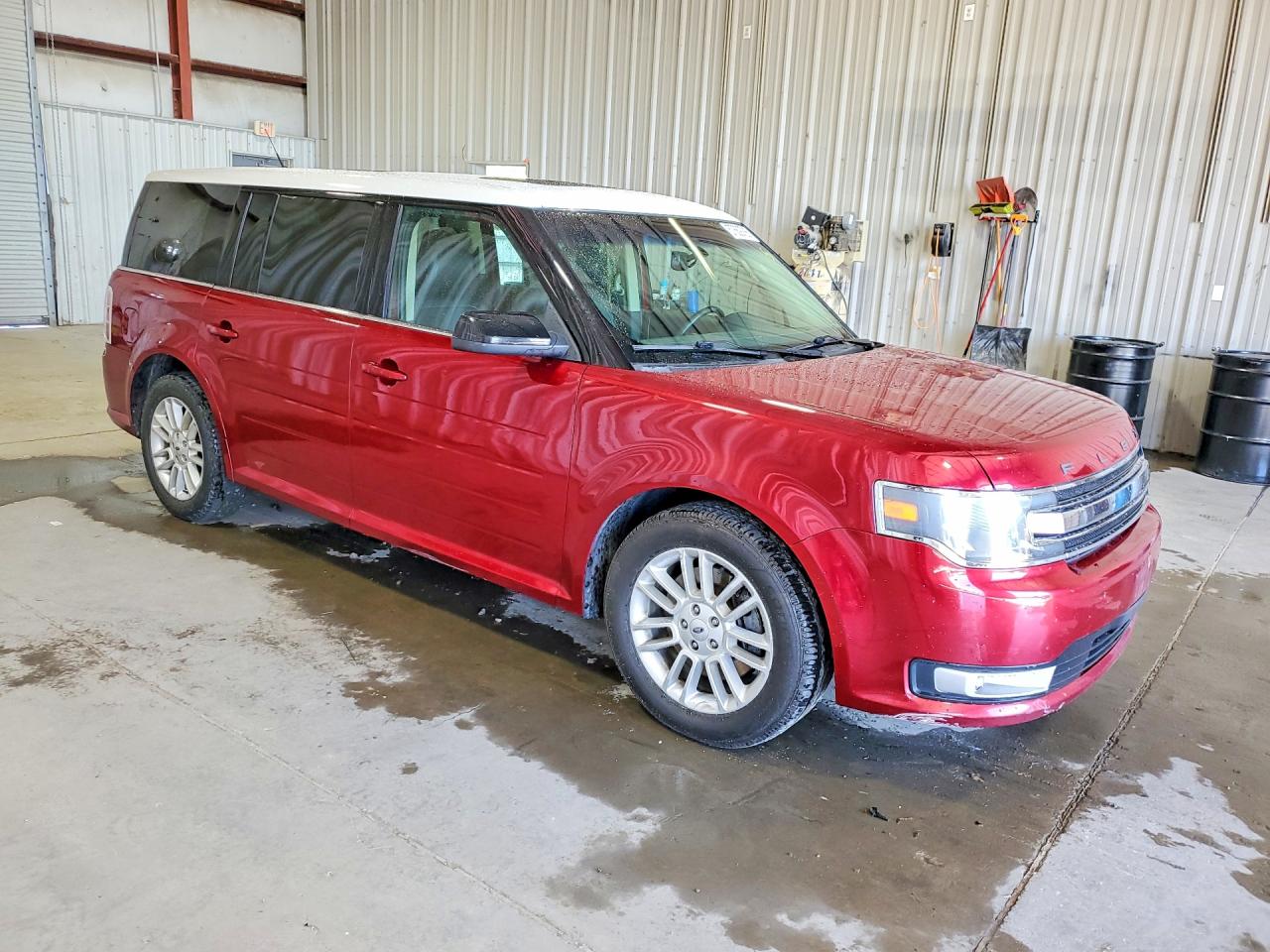 2014 Ford Flex Sel Red vin: 2FMHK6C80EBD14556