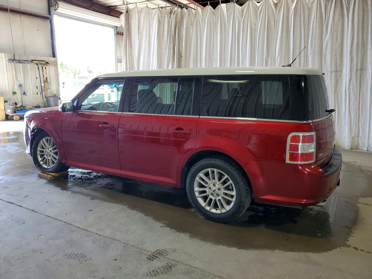 2014 Ford Flex Sel Red vin: 2FMHK6C80EBD14556