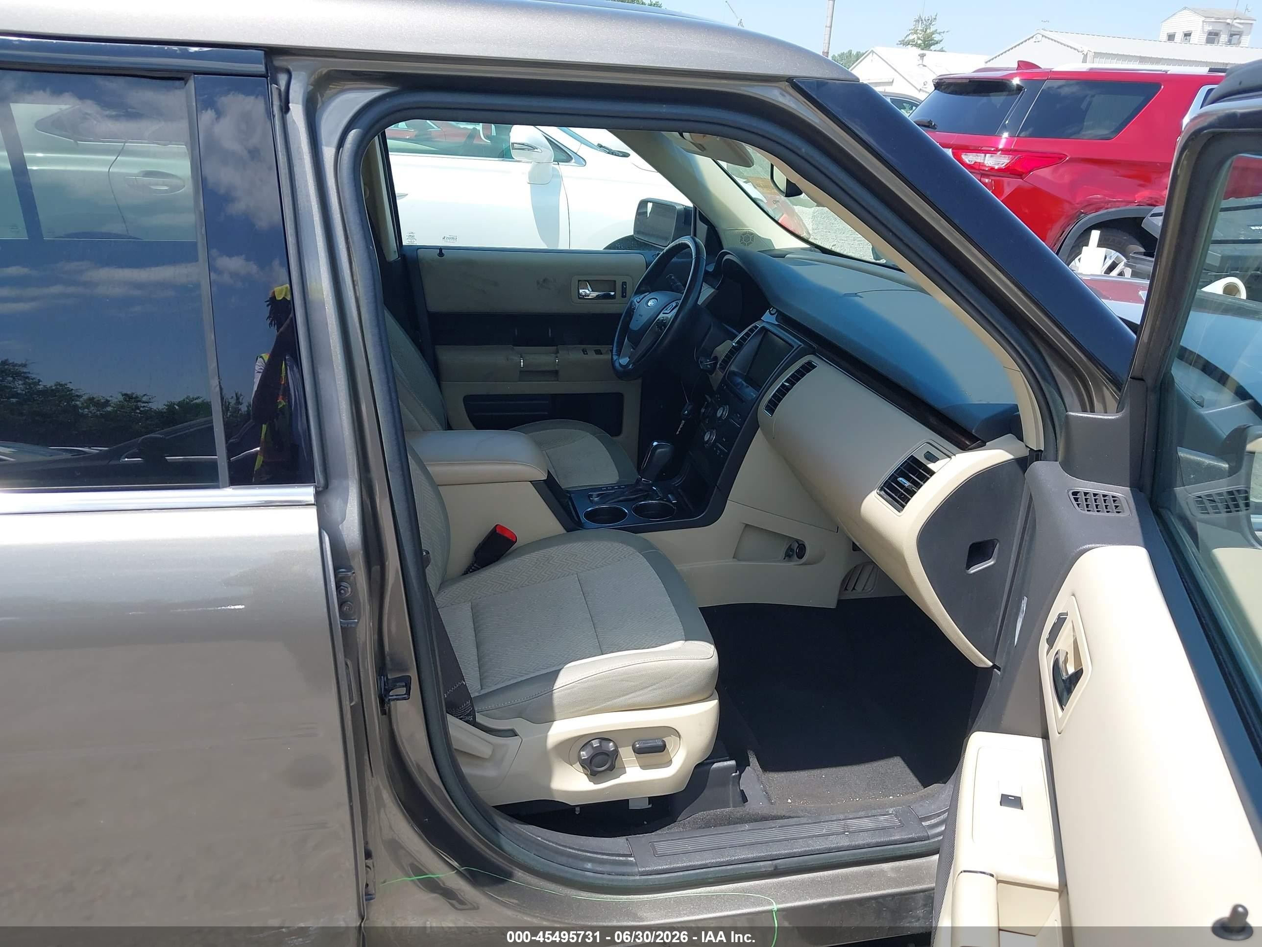 2014 Ford Flex Sel Brown vin: 2FMHK6C80EBD16971