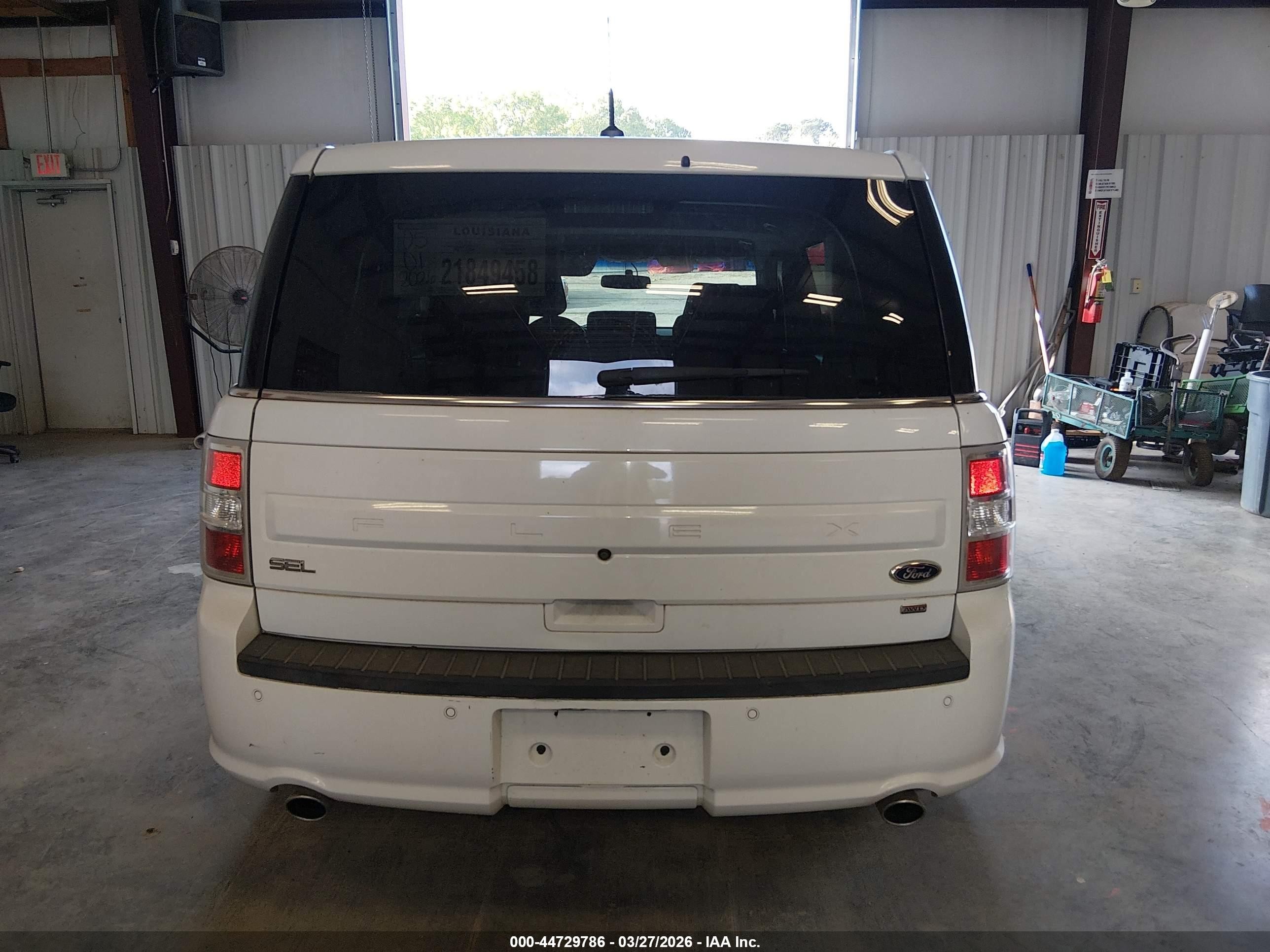 2014 Ford Flex Sel Белый vin: 2FMHK6C80EBD24262