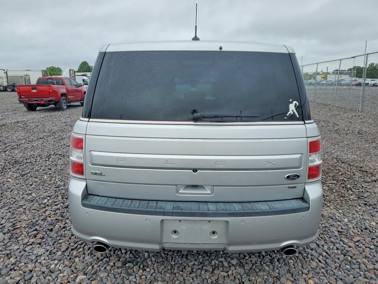 2015 Ford Flex Sel Silver vin: 2FMHK6C80FBA19507