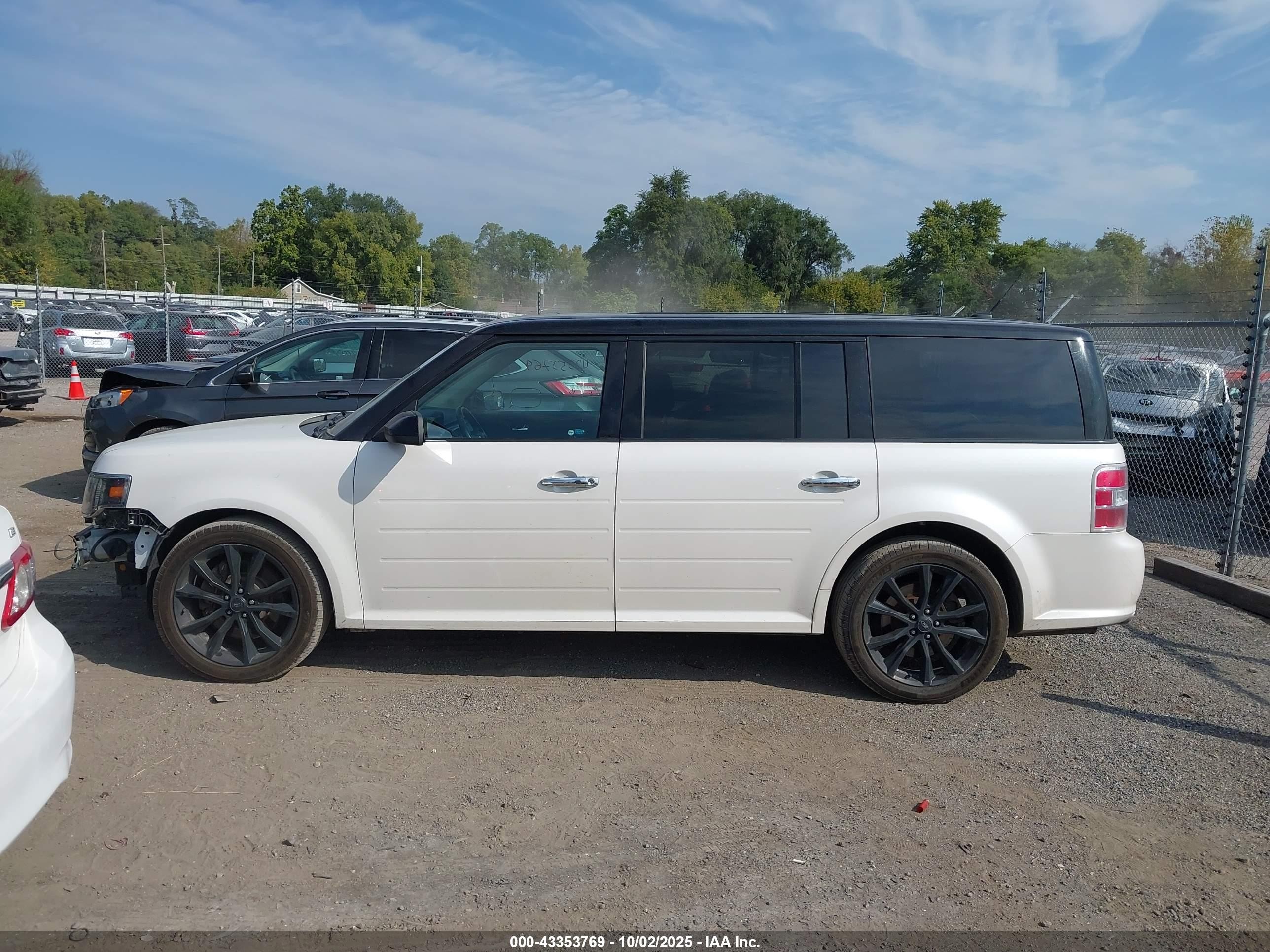 2018 Ford Flex Sel Белый vin: 2FMHK6C80JBA12680