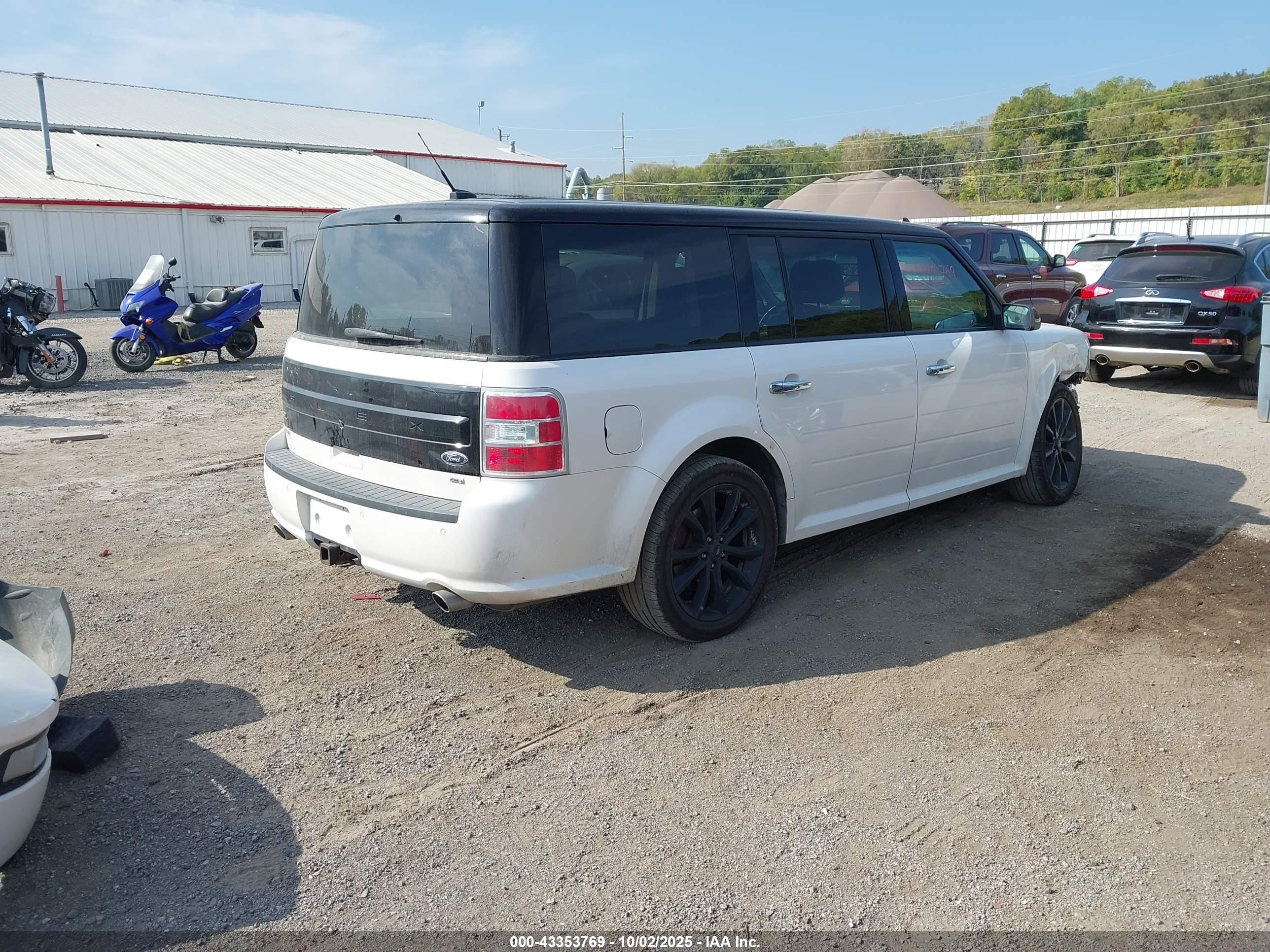 2018 Ford Flex Sel Белый vin: 2FMHK6C80JBA12680