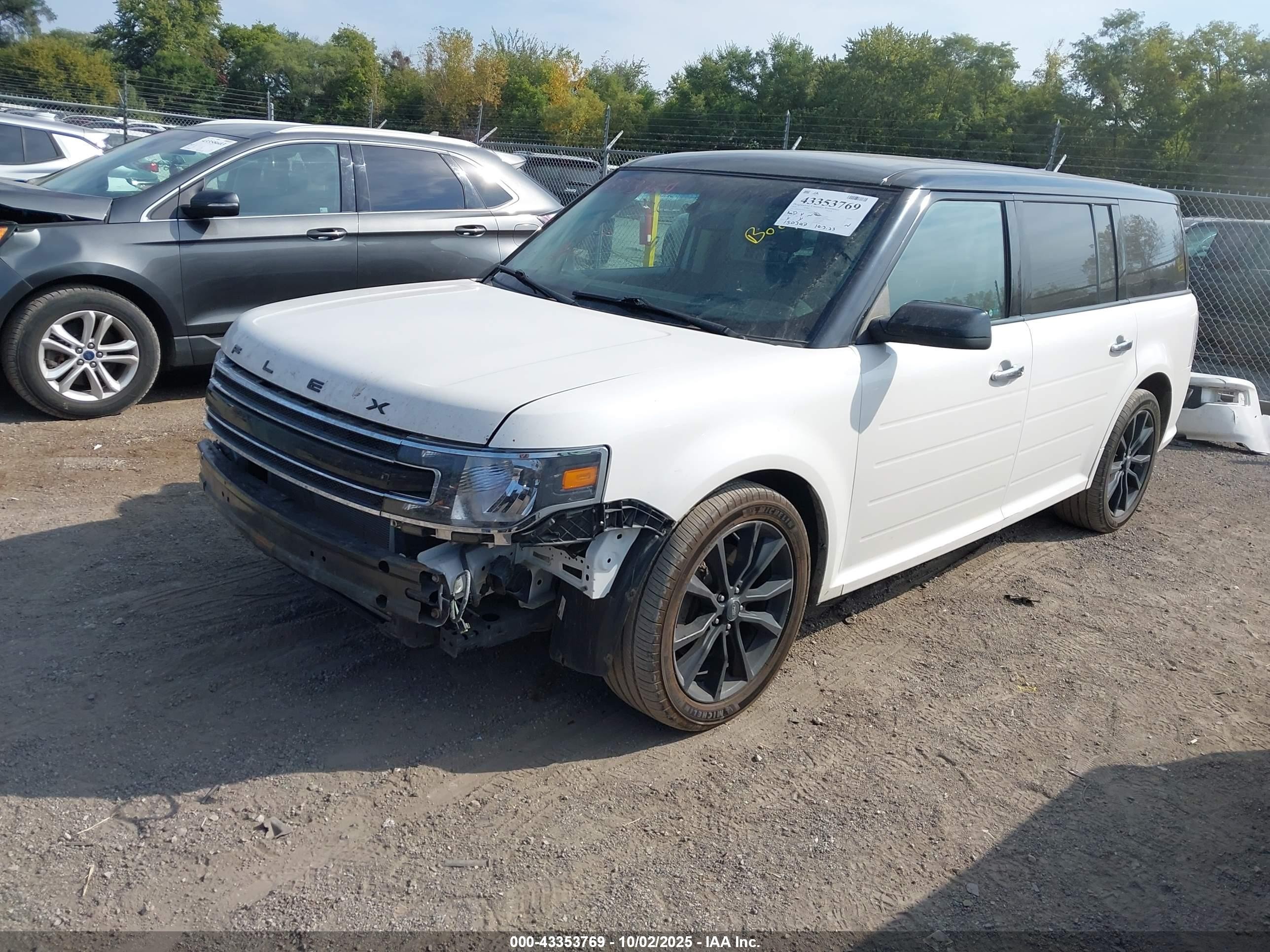 2018 Ford Flex Sel Белый vin: 2FMHK6C80JBA12680