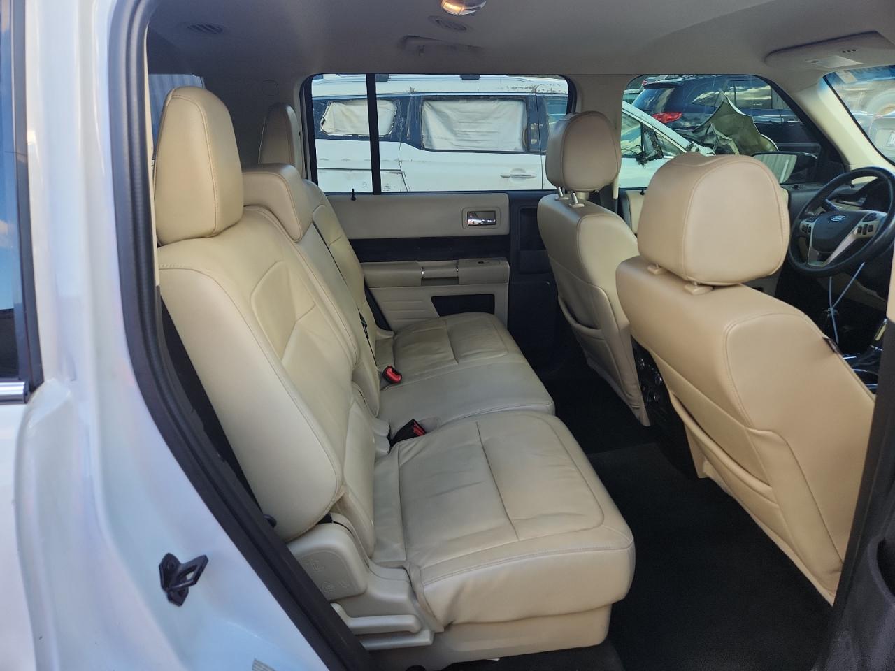 2018 Ford Flex Sel White vin: 2FMHK6C80JBA14493