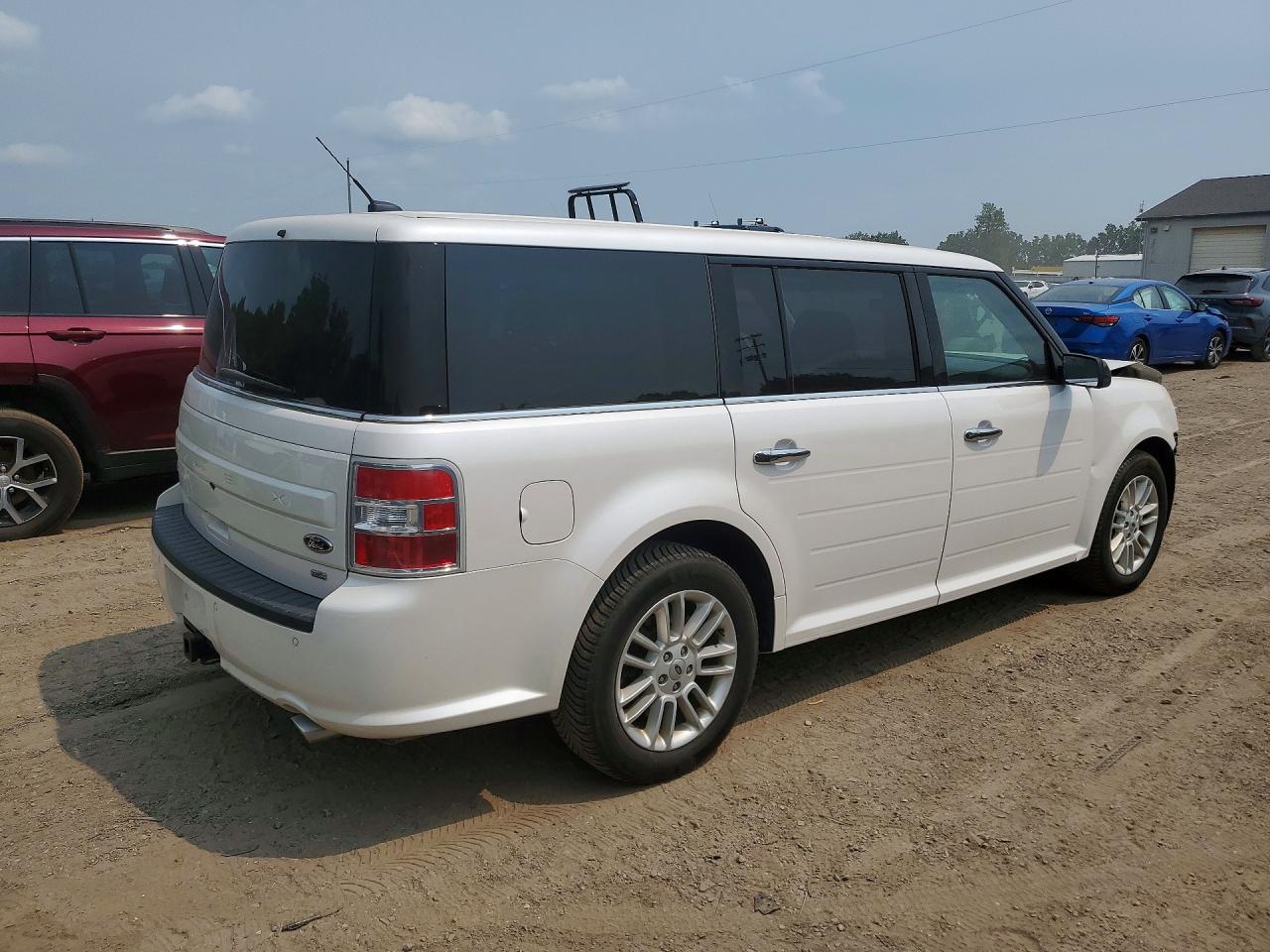 2019 Ford Flex Sel Белый vin: 2FMHK6C80KBA28721