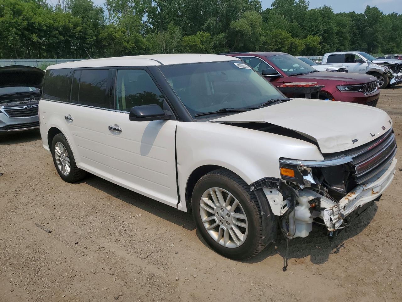 2019 Ford Flex Sel Белый vin: 2FMHK6C80KBA28721