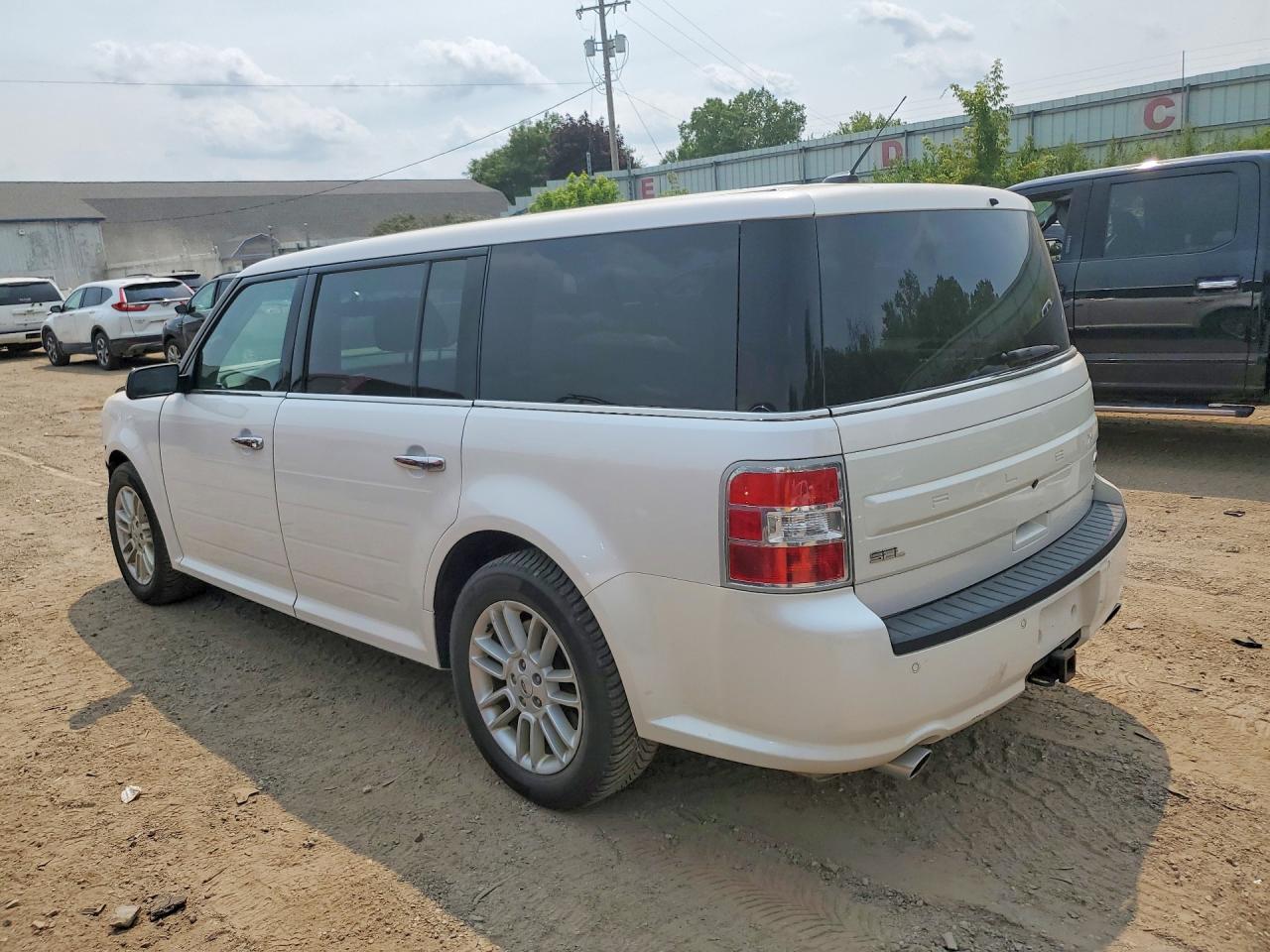 2019 Ford Flex Sel Белый vin: 2FMHK6C80KBA28721
