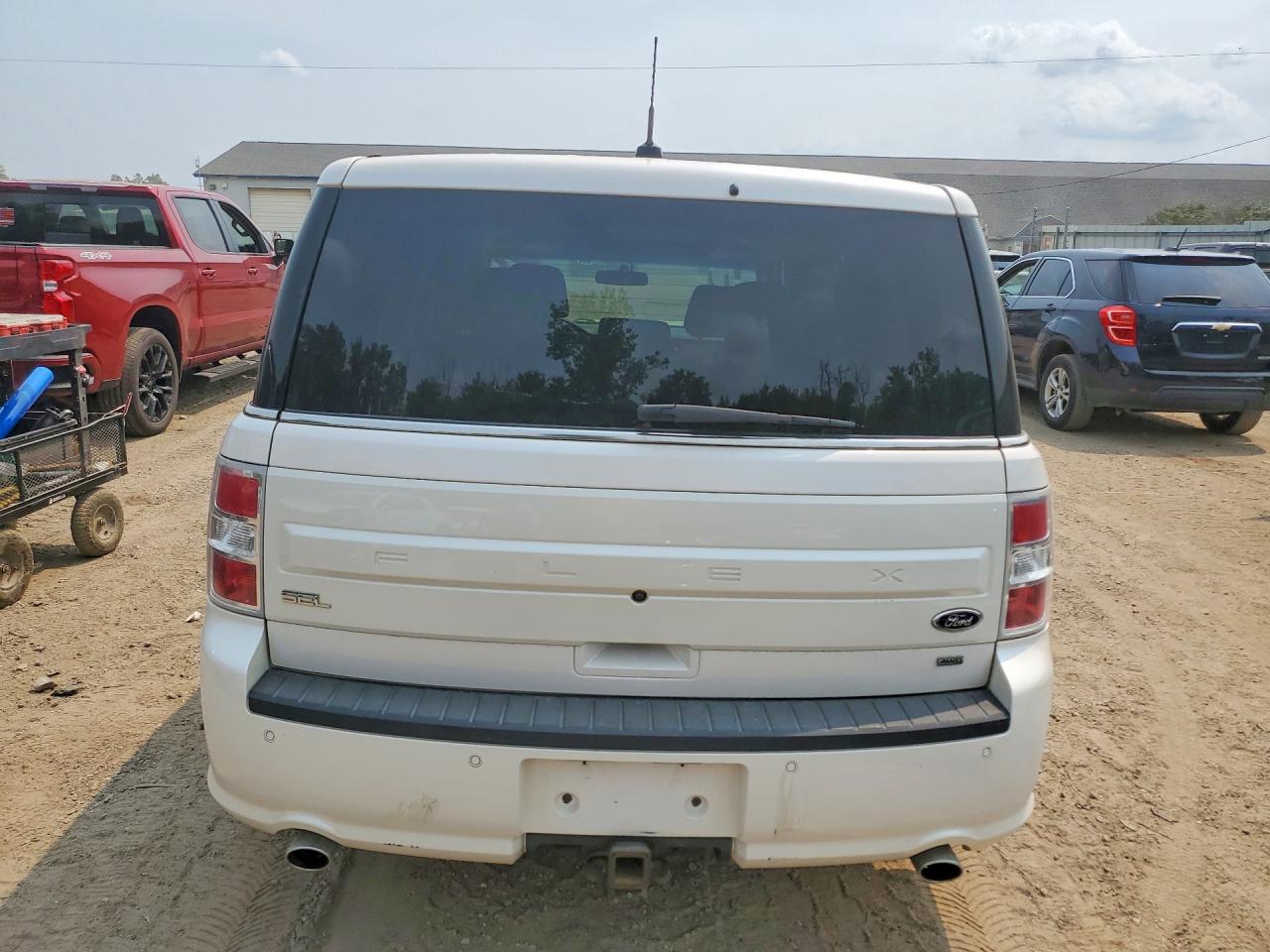 2019 Ford Flex Sel Белый vin: 2FMHK6C80KBA28721