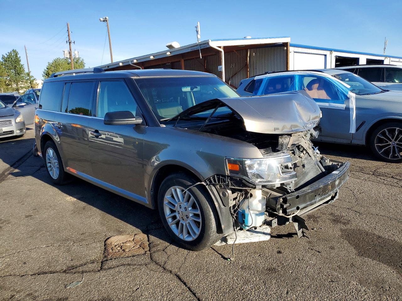 2014 Ford Flex Sel Коричневый vin: 2FMHK6C81EBD25551