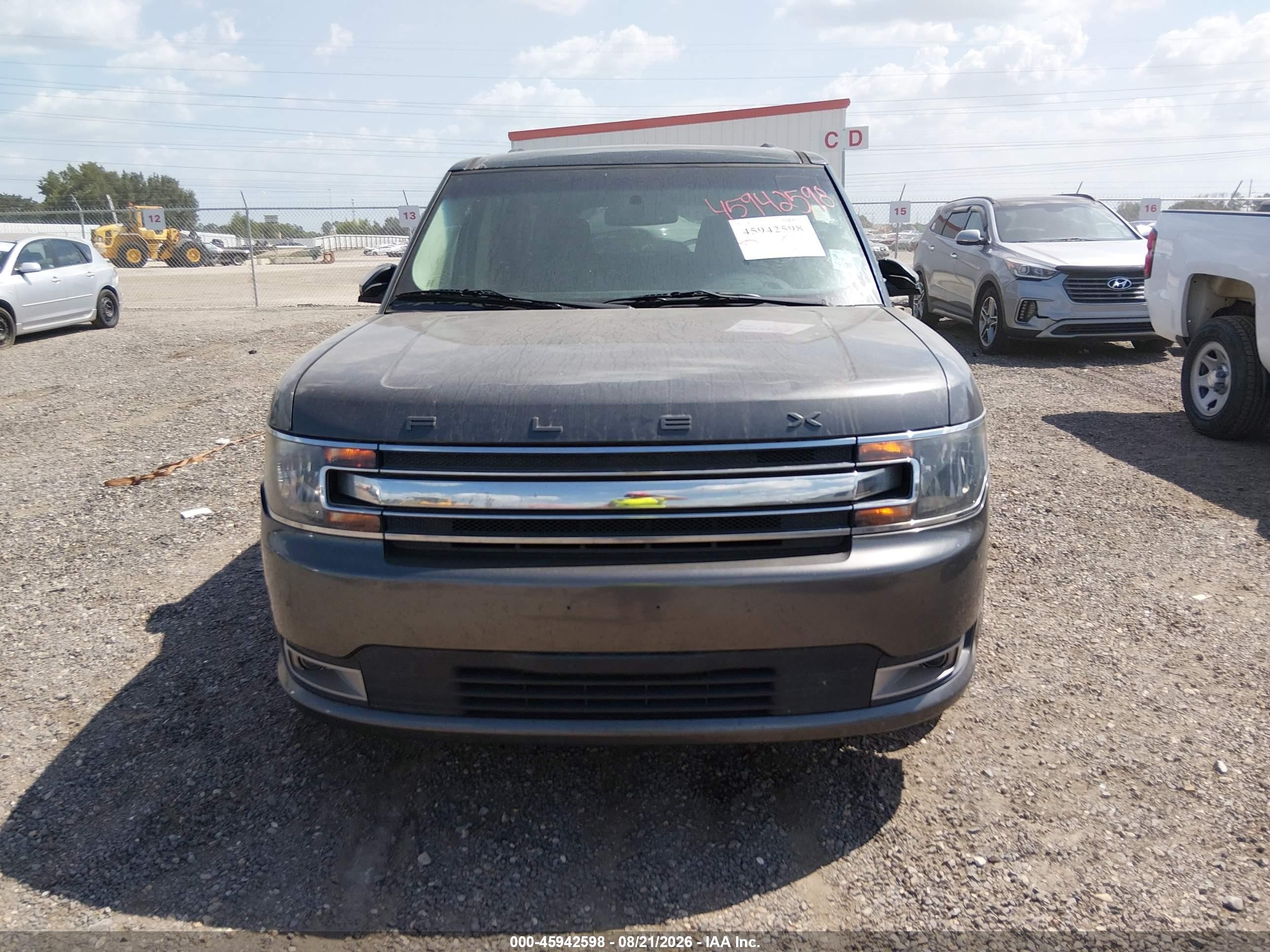 2015 Ford Flex Sel Серый vin: 2FMHK6C81FBA13411