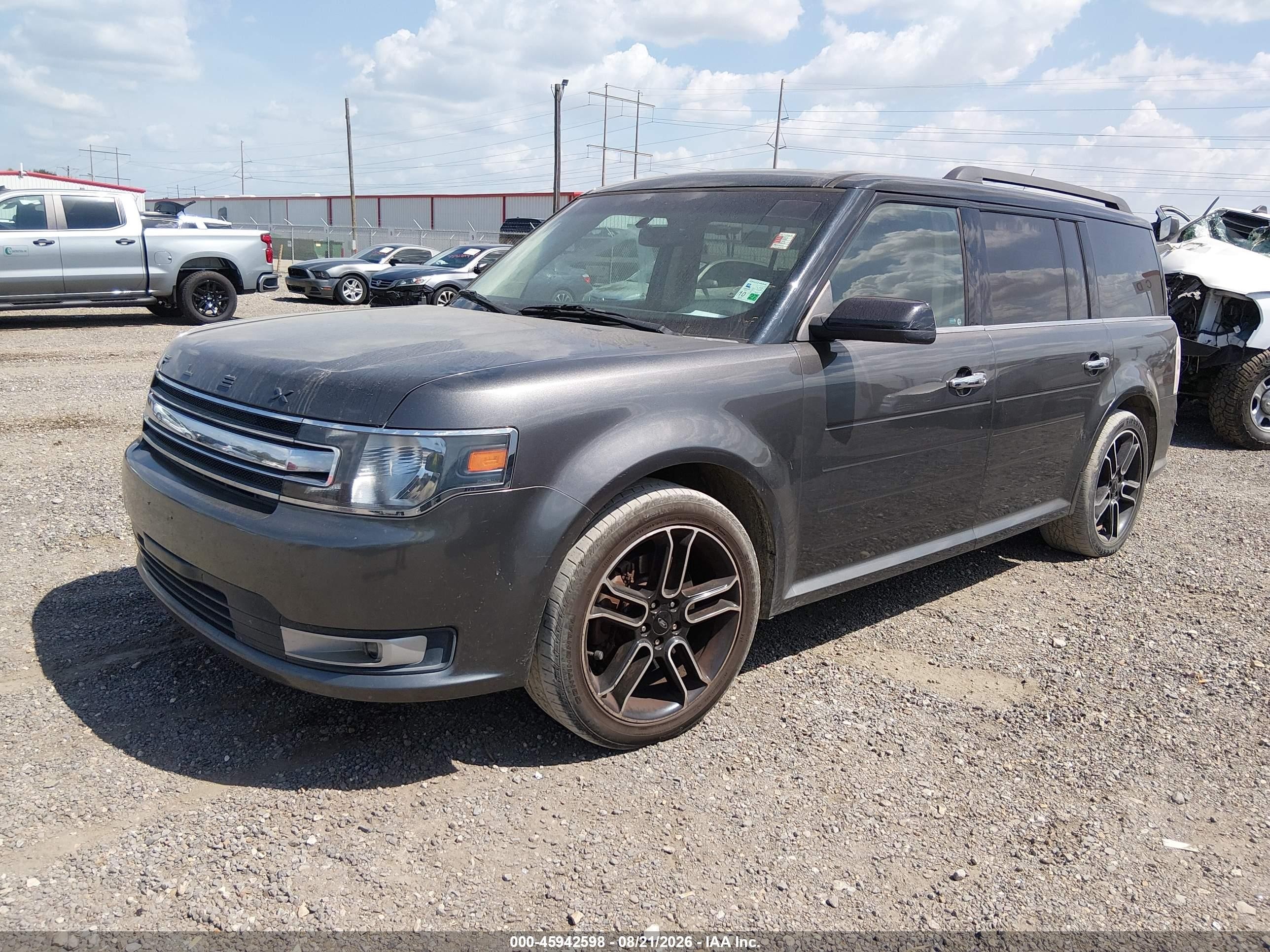 2015 Ford Flex Sel Серый vin: 2FMHK6C81FBA13411