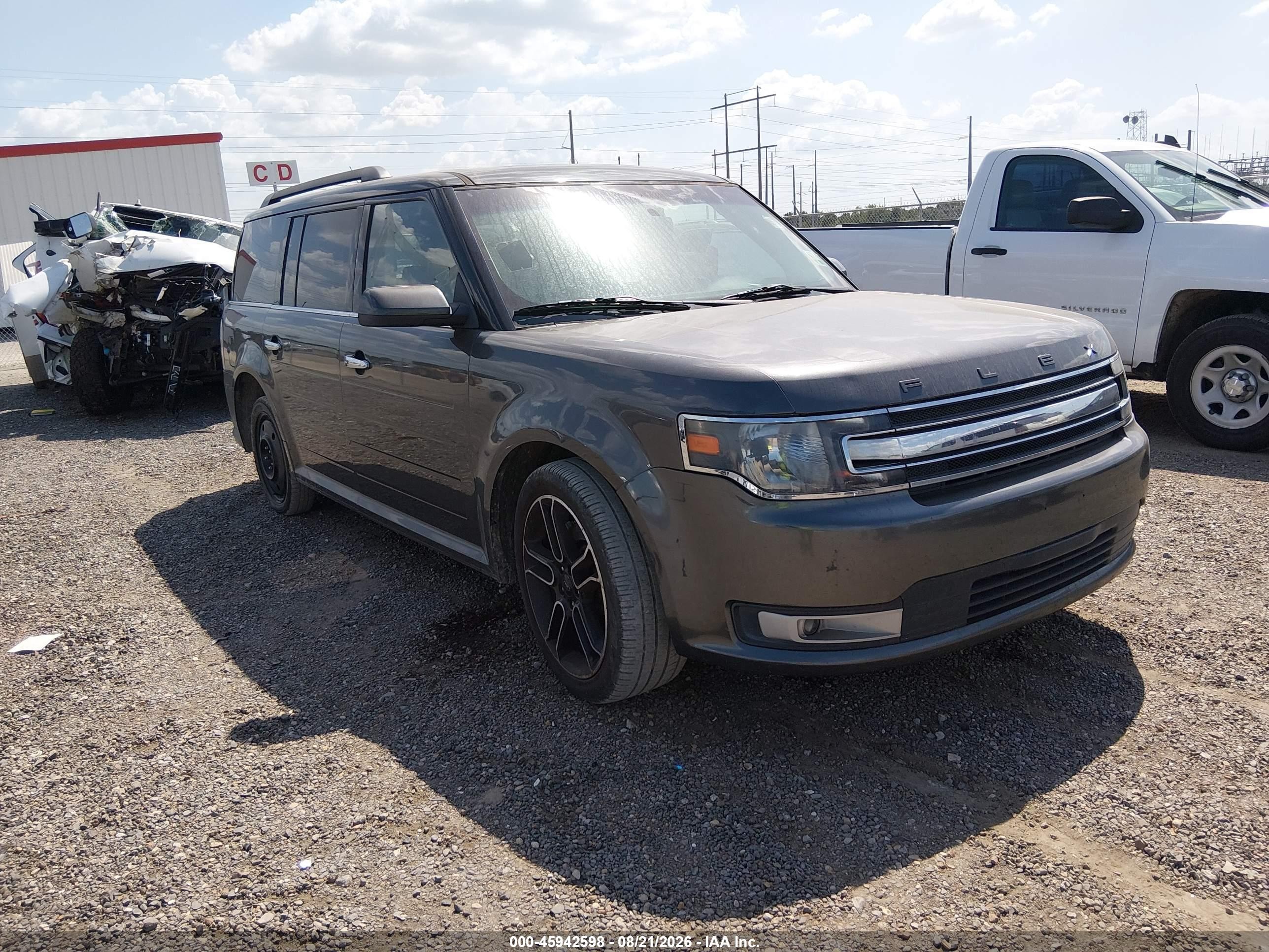 2015 Ford Flex Sel Серый vin: 2FMHK6C81FBA13411