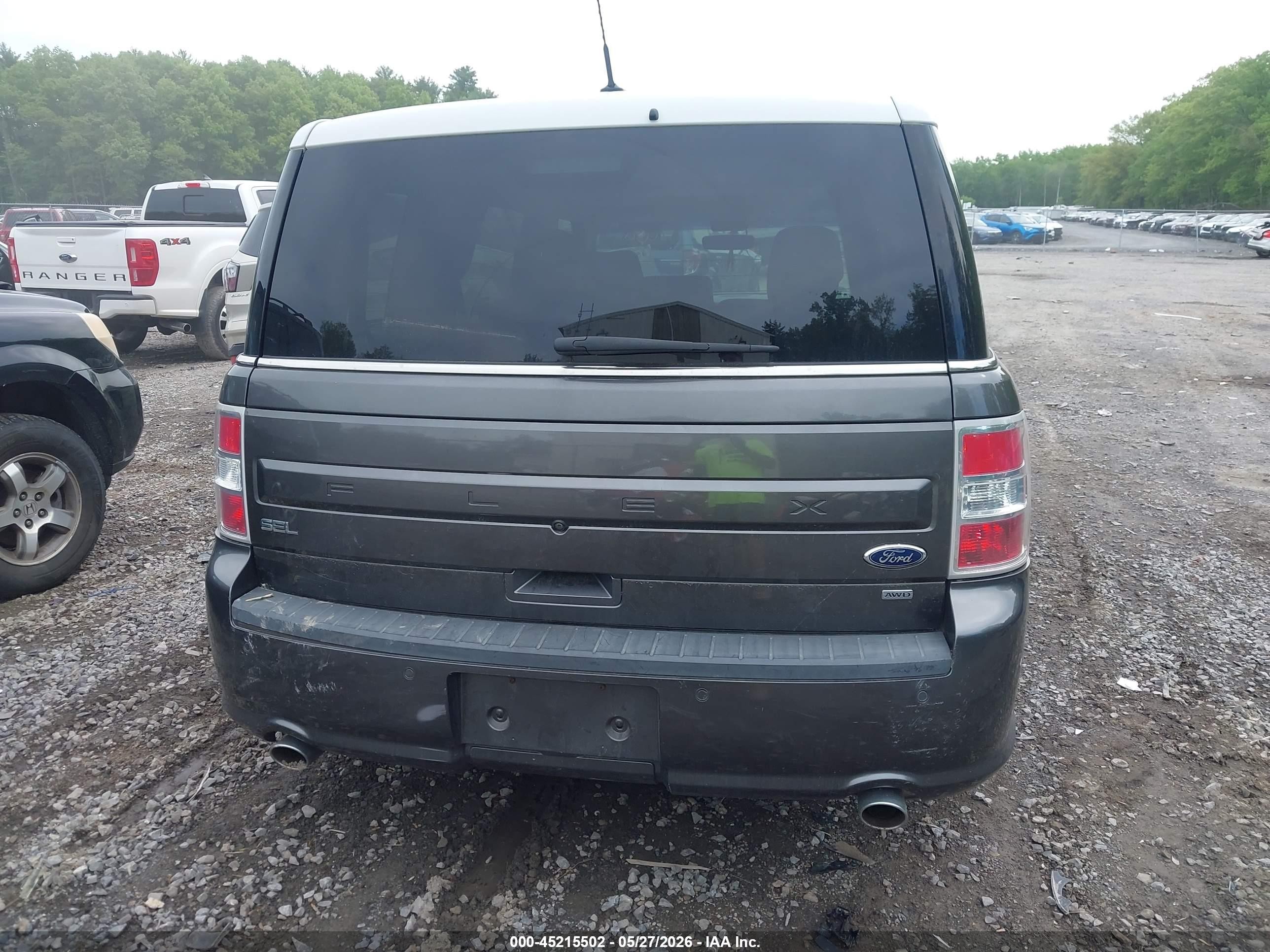 2015 Ford Flex Sel Серый vin: 2FMHK6C81FBA14249