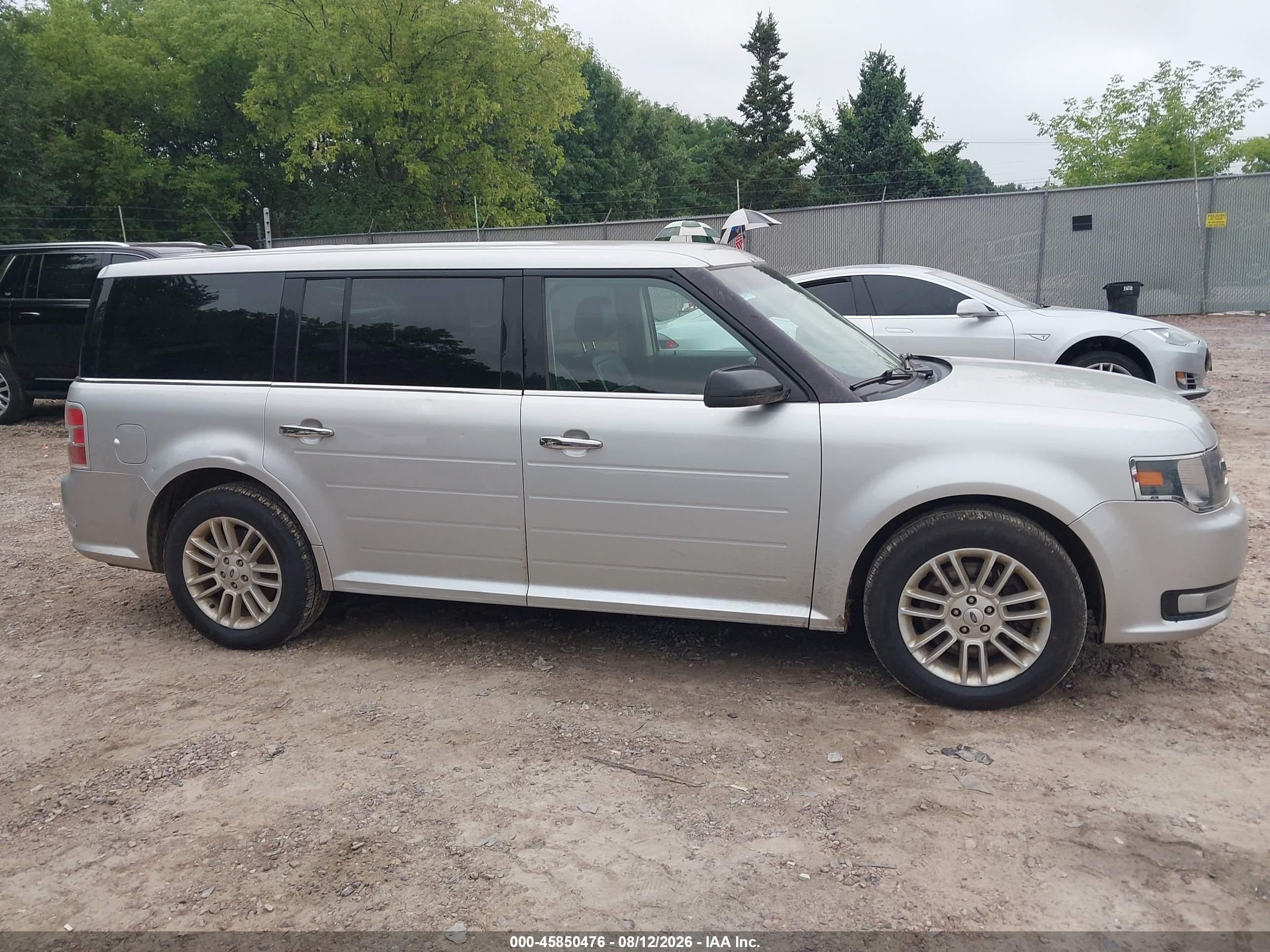 2016 Ford Flex Sel Silver vin: 2FMHK6C81GBA13894