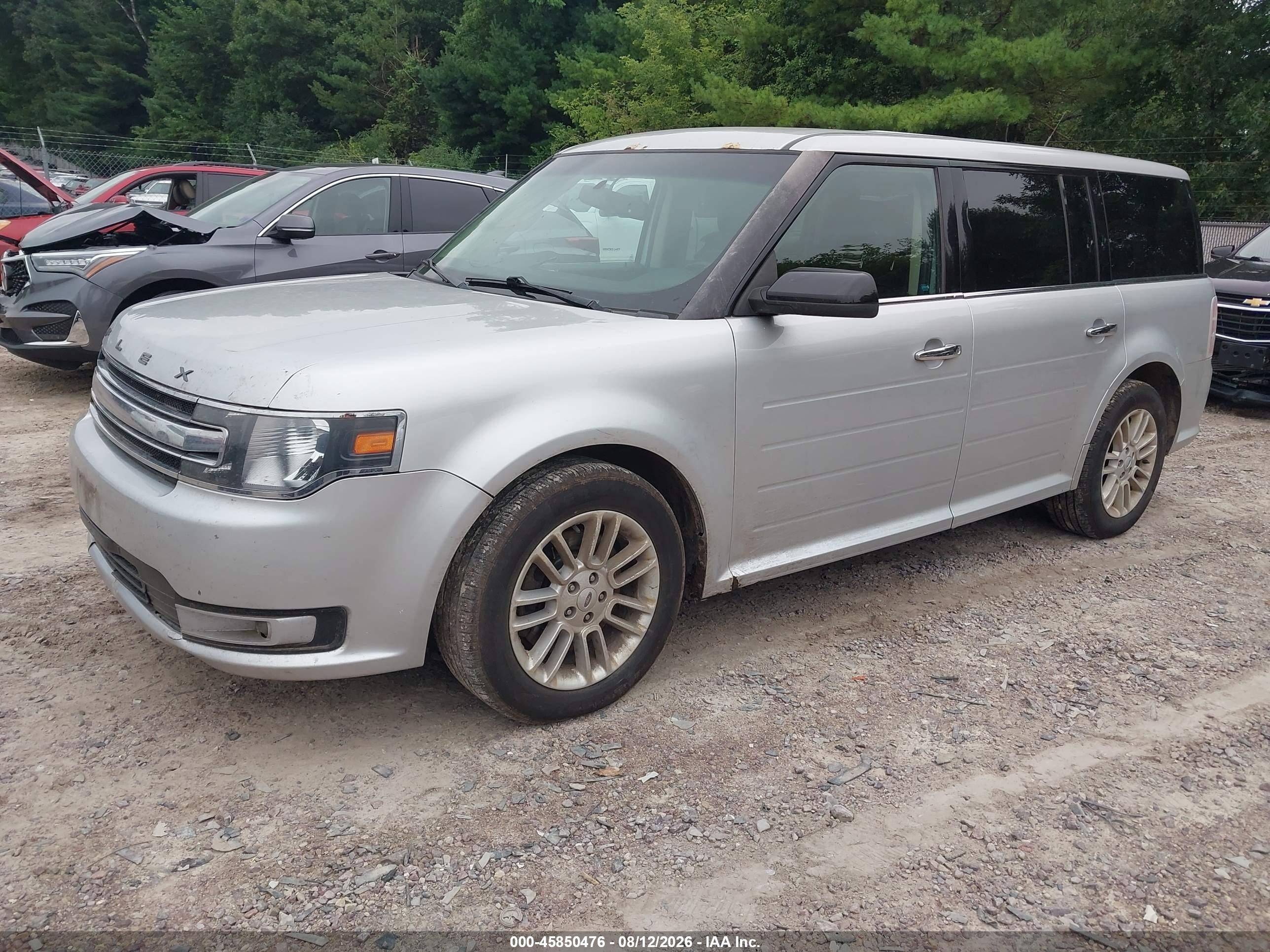 2016 Ford Flex Sel Silver vin: 2FMHK6C81GBA13894