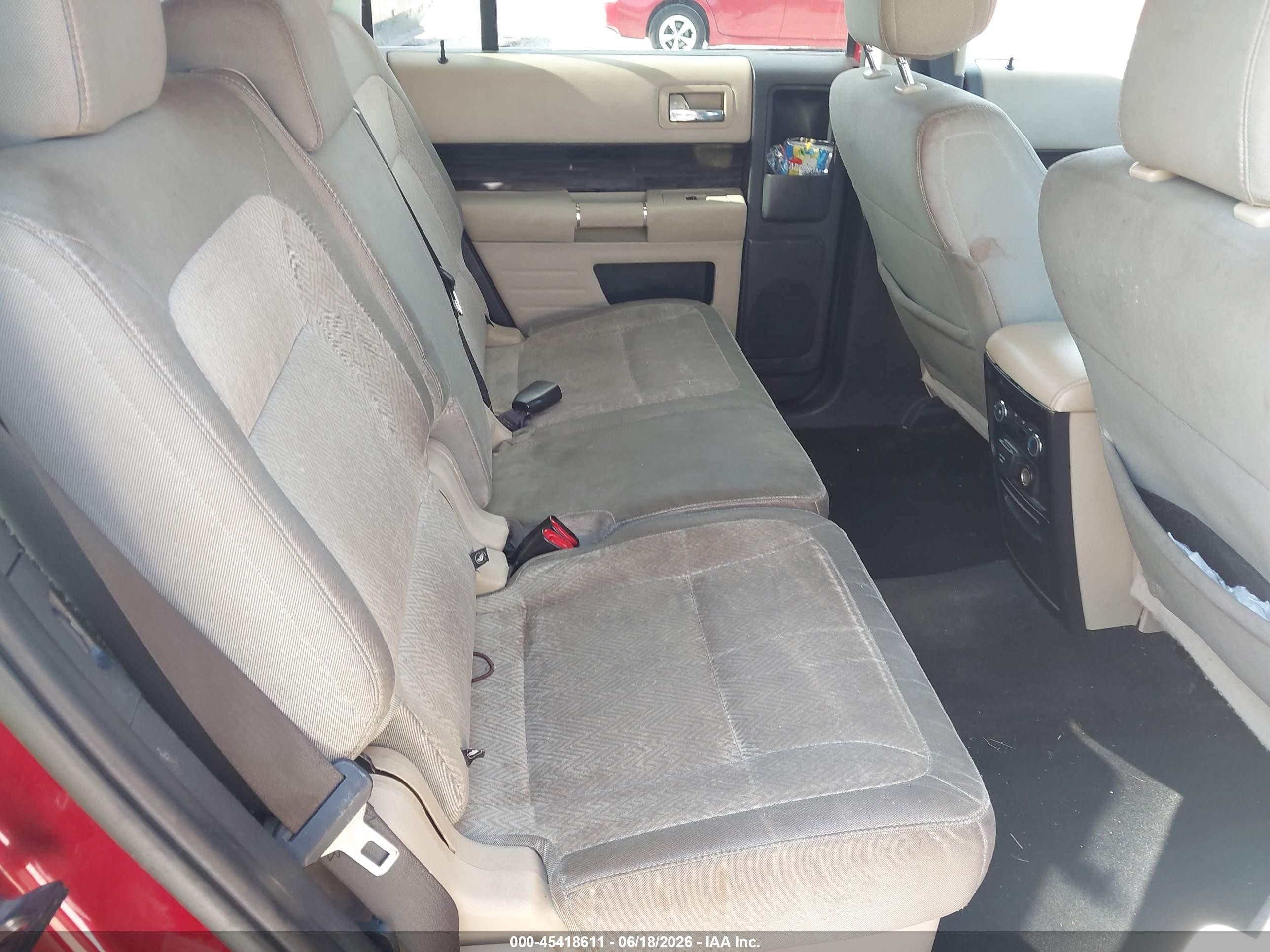 2014 Ford Flex Sel Red vin: 2FMHK6C82EBD00819