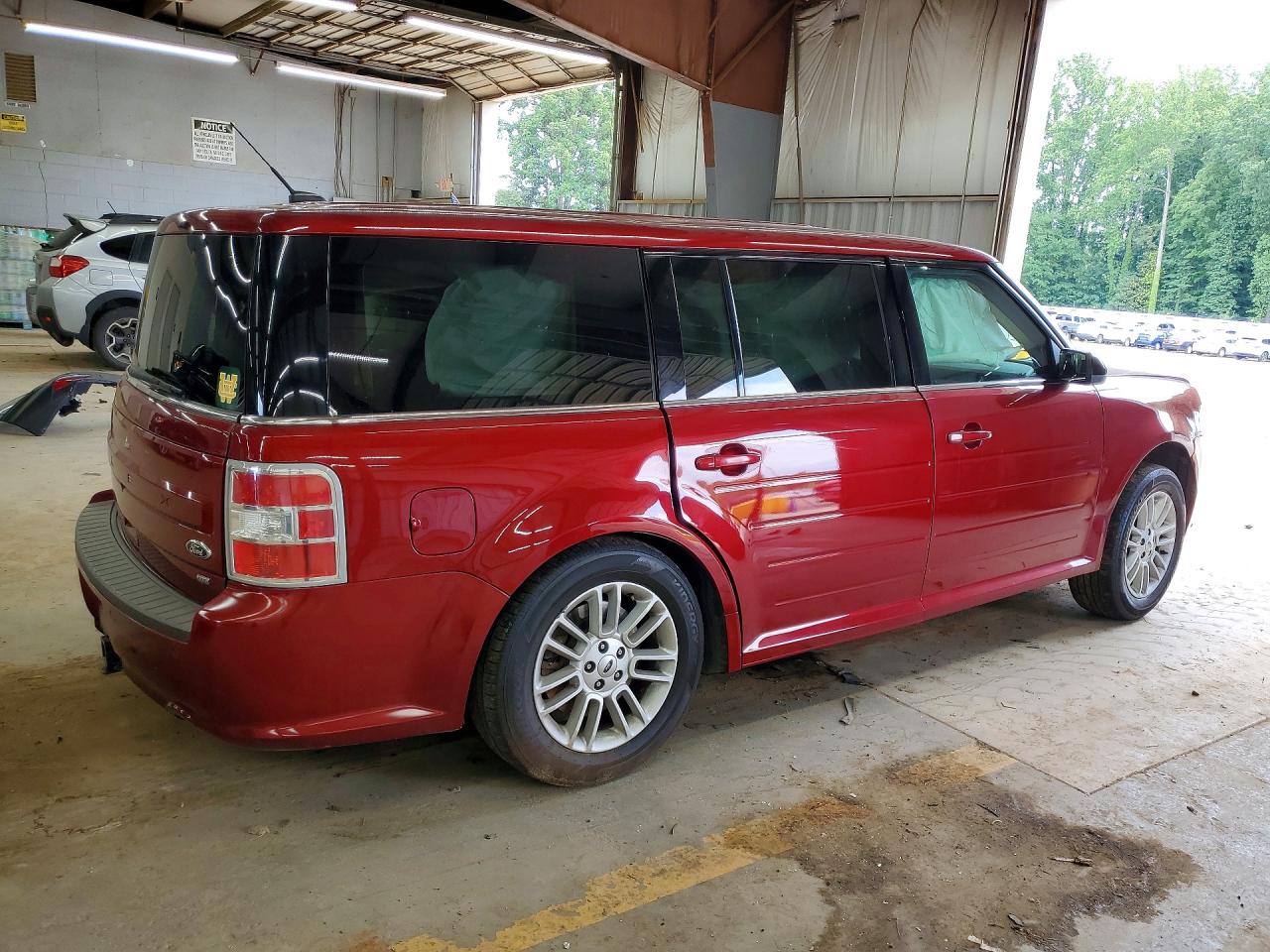 2014 Ford Flex Sel Красный vin: 2FMHK6C82EBD19953