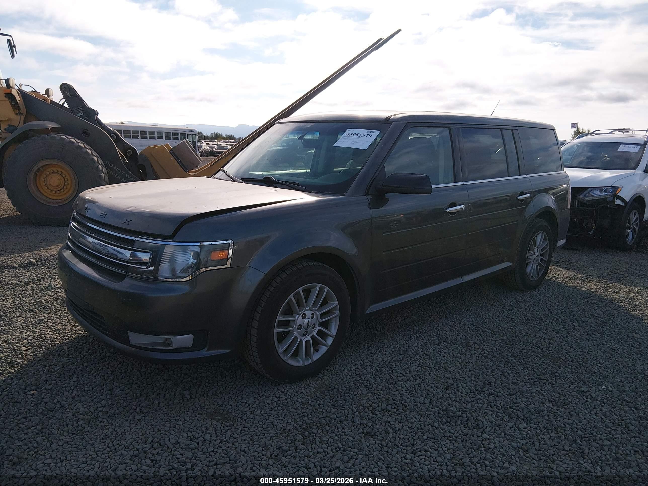 2015 Ford Flex Sel Gray vin: 2FMHK6C82FBA09402