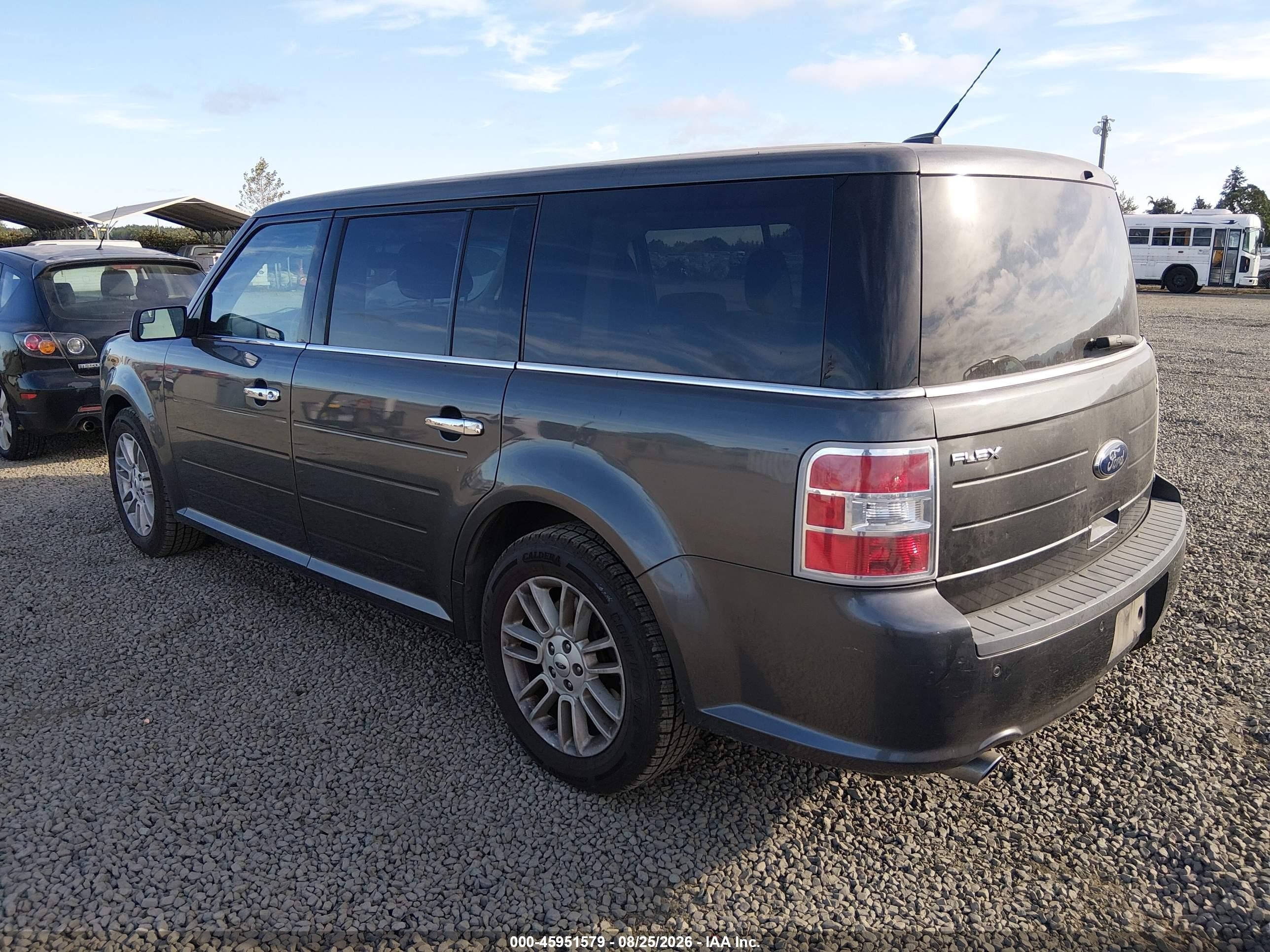 2015 Ford Flex Sel Gray vin: 2FMHK6C82FBA09402