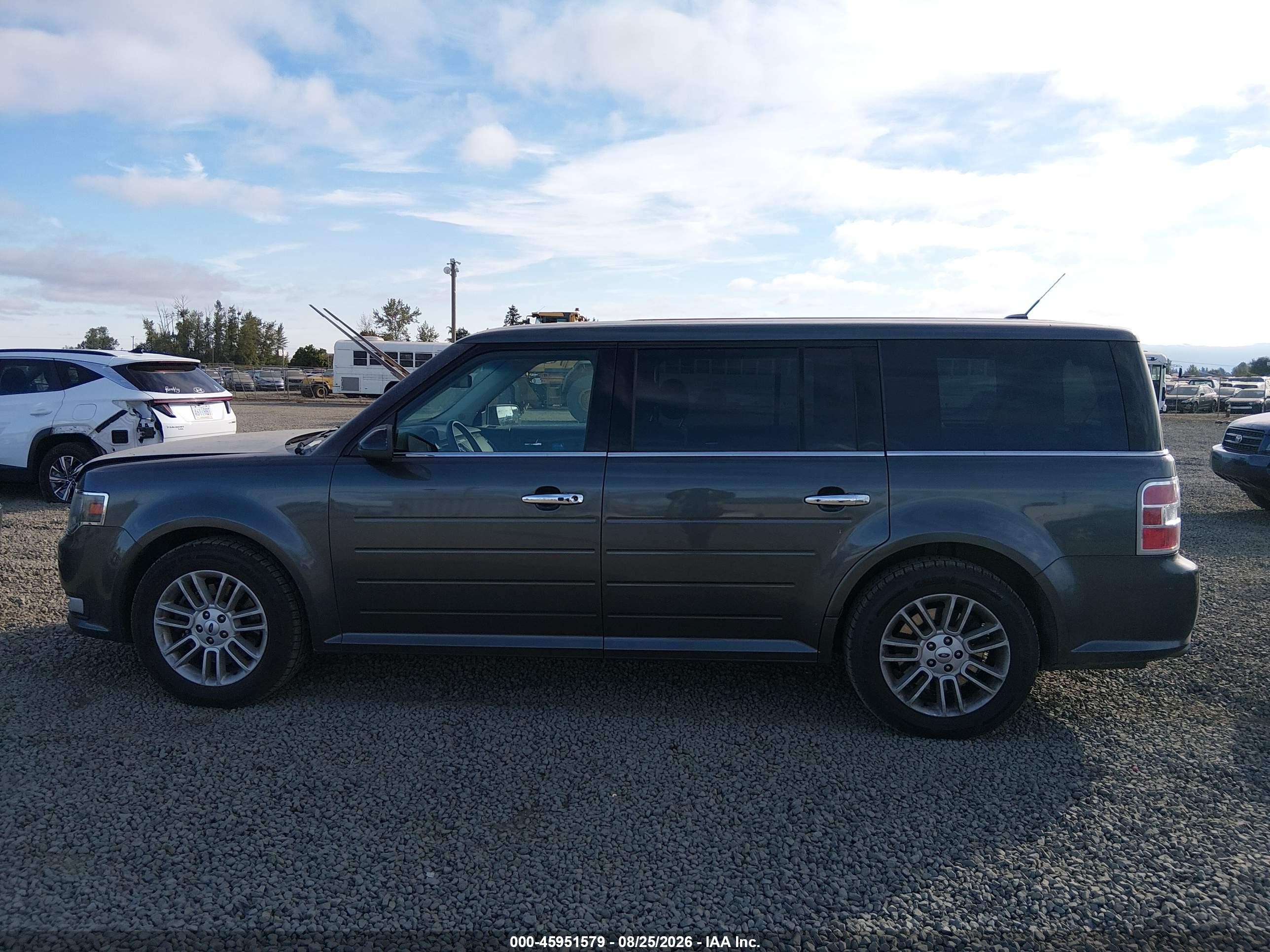 2015 Ford Flex Sel Gray vin: 2FMHK6C82FBA09402