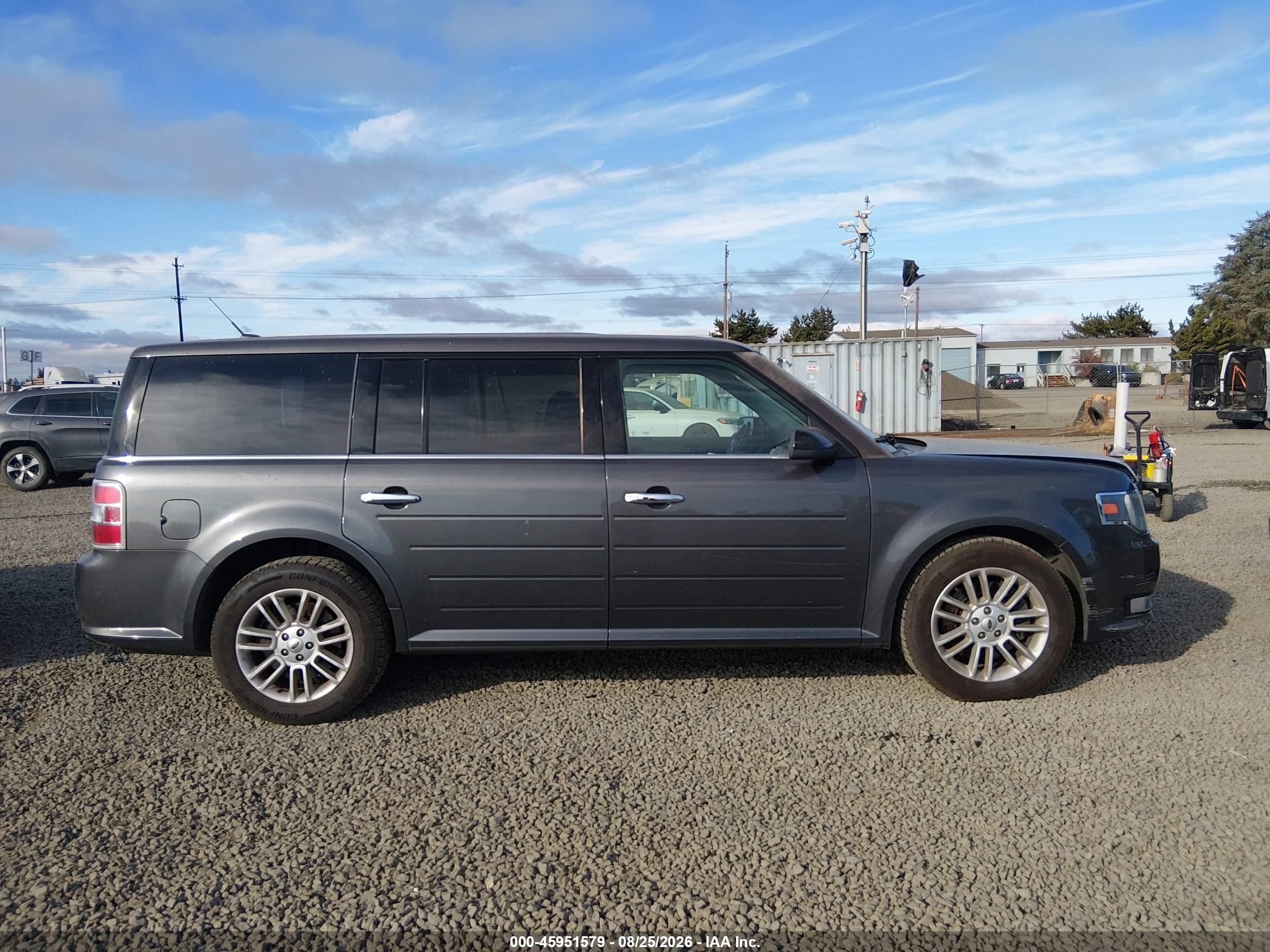 2015 Ford Flex Sel Gray vin: 2FMHK6C82FBA09402