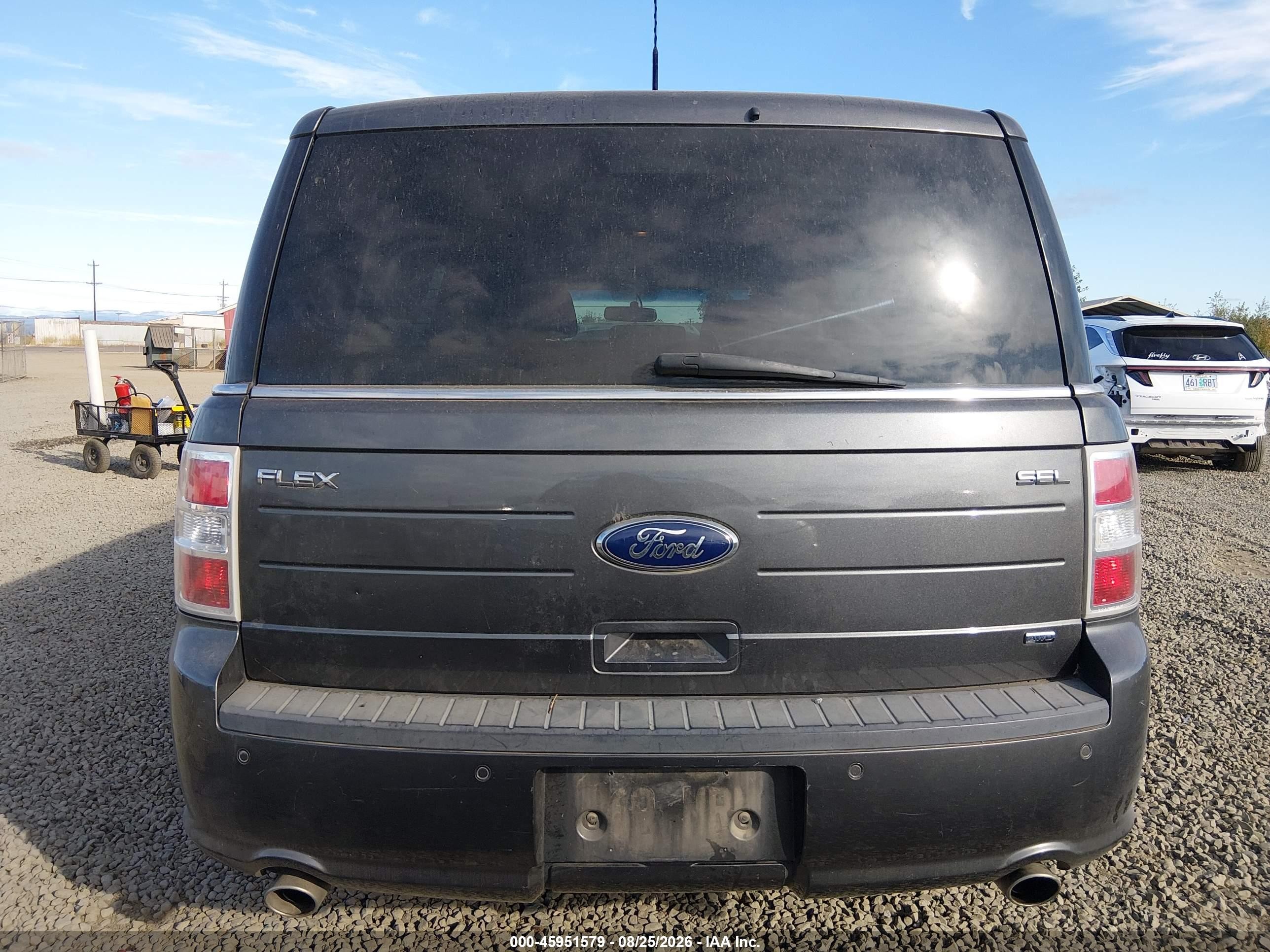 2015 Ford Flex Sel Gray vin: 2FMHK6C82FBA09402