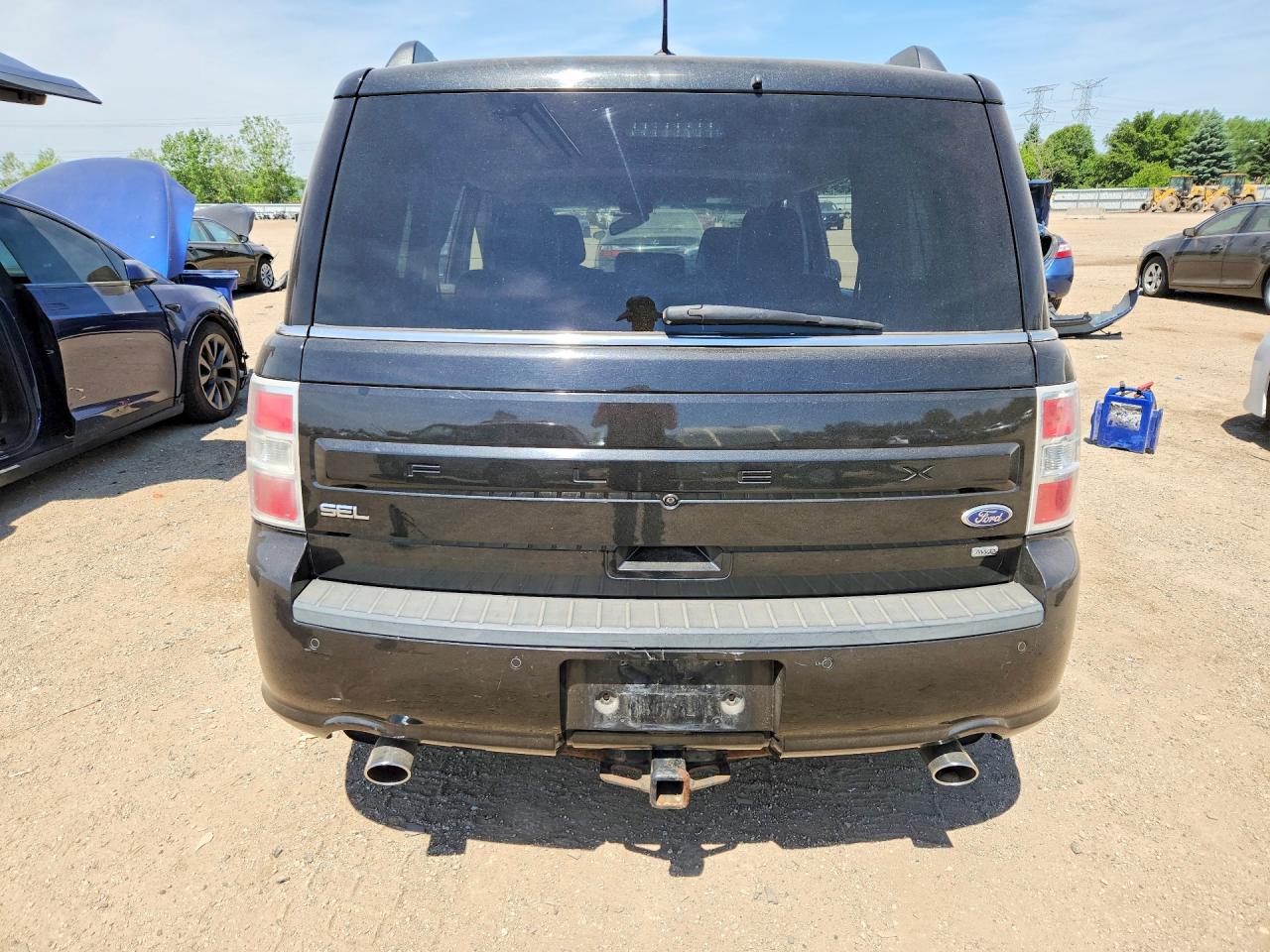 2013 Ford Flex Sel Gray vin: 2FMHK6C83DBD04604