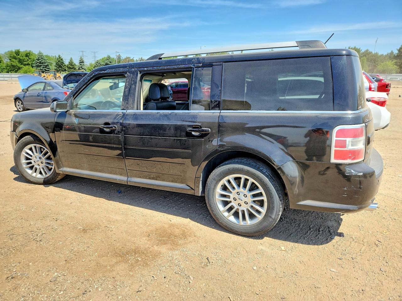 2013 Ford Flex Sel Gray vin: 2FMHK6C83DBD04604