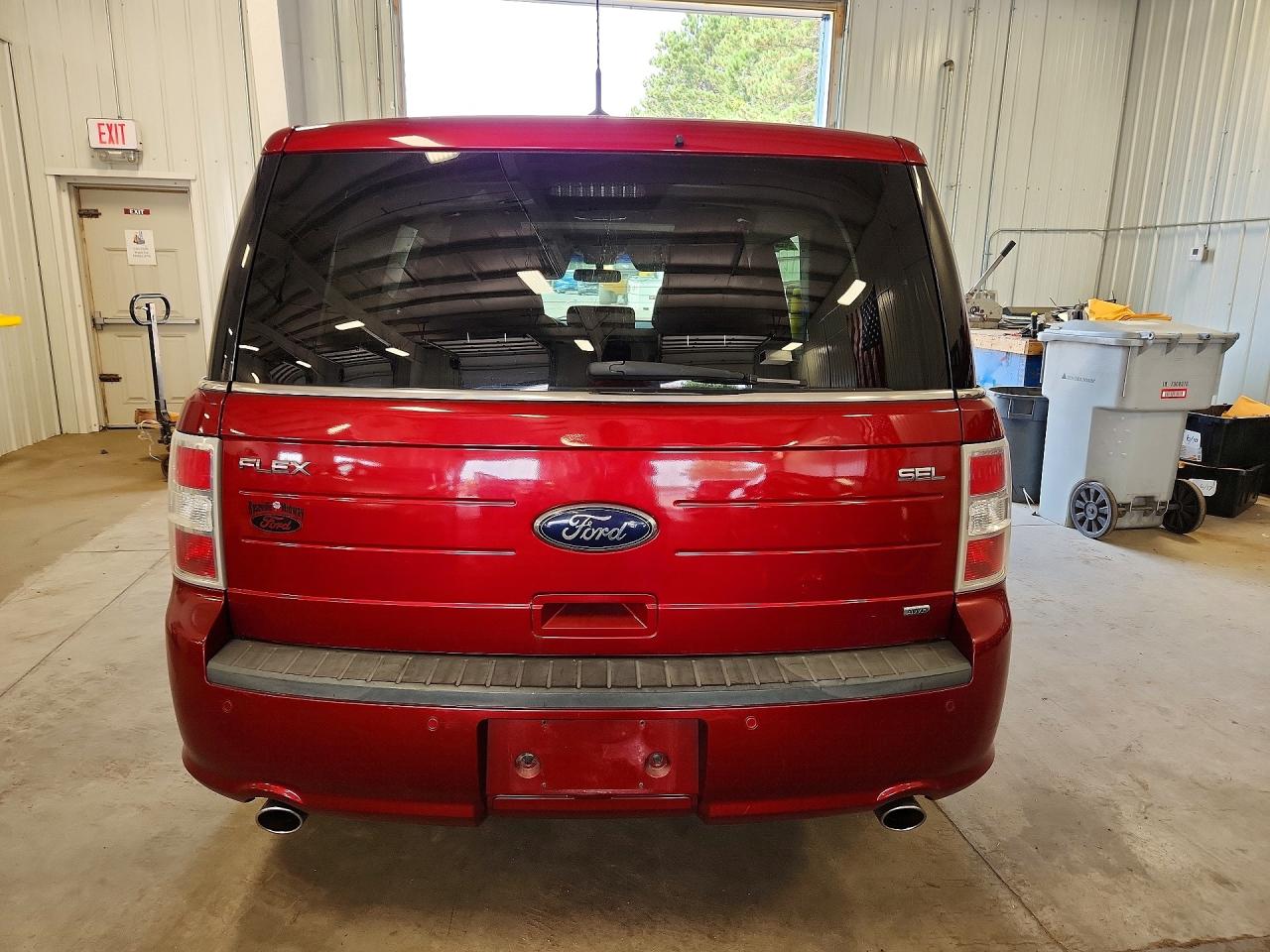 2013 Ford Flex Sel Красный vin: 2FMHK6C83DBD23928