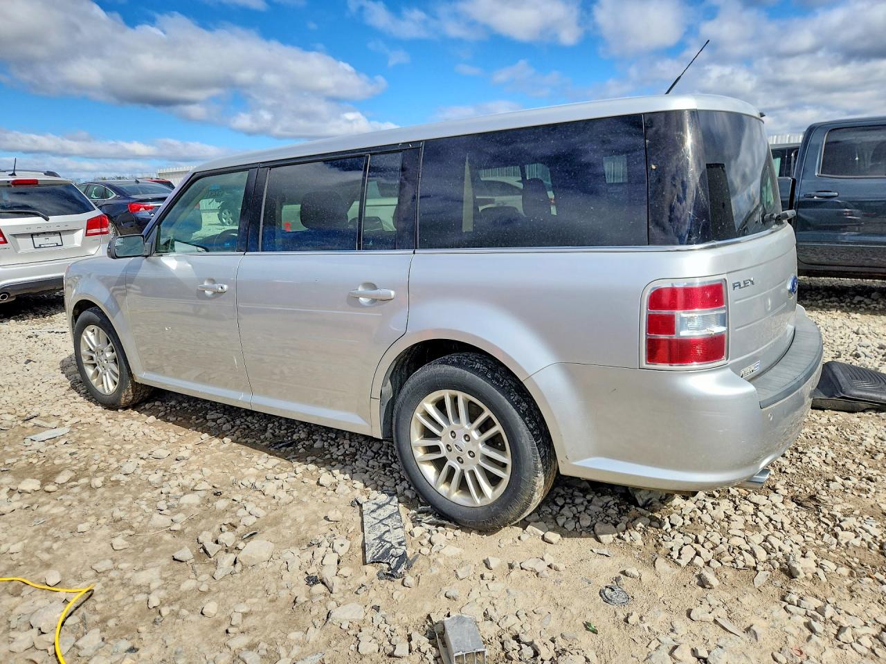 2013 Ford Flex Sel Silver vin: 2FMHK6C83DBD26750