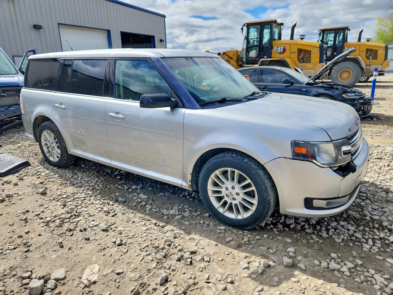 2013 Ford Flex Sel Silver vin: 2FMHK6C83DBD26750