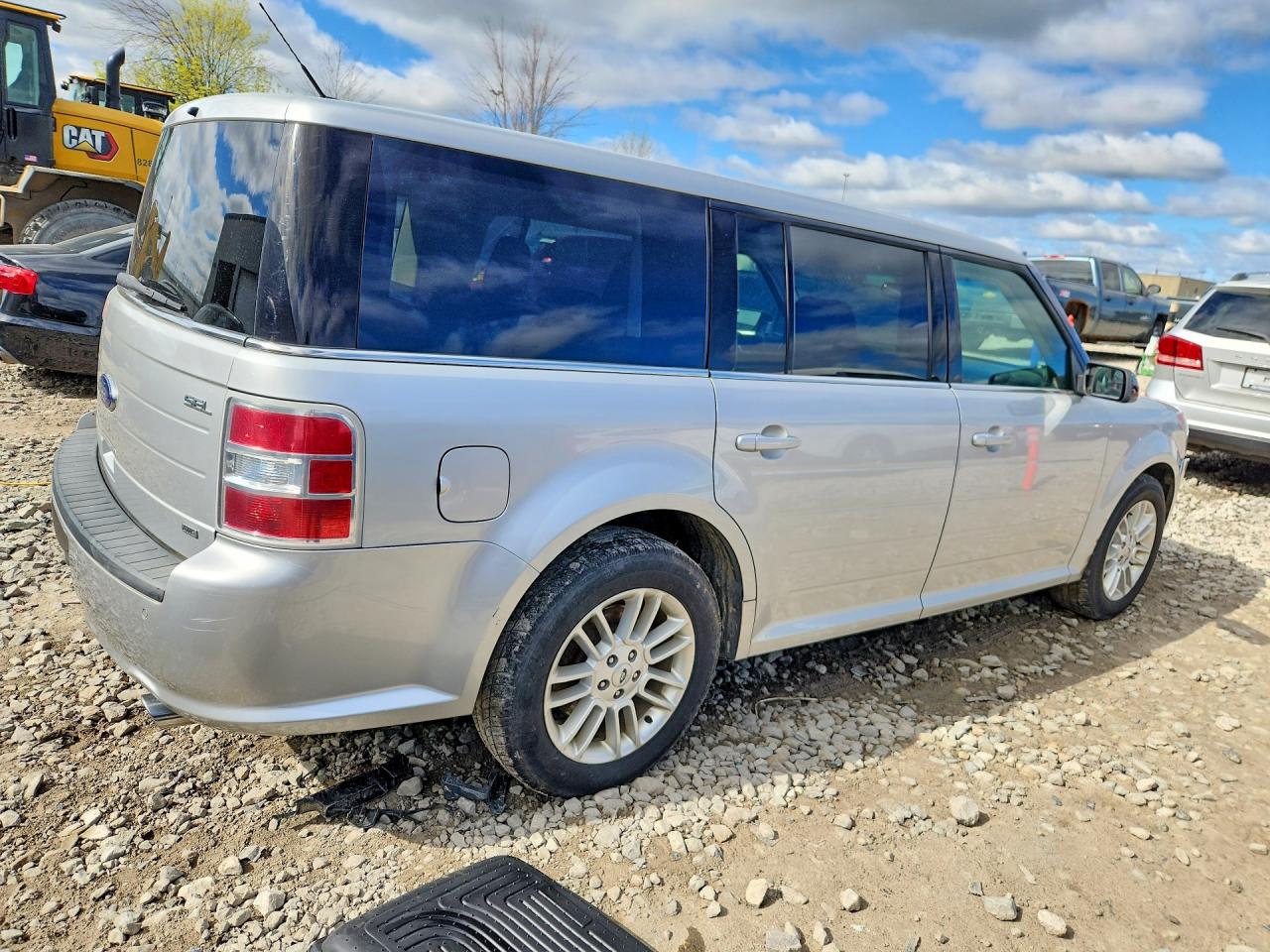 2013 Ford Flex Sel Silver vin: 2FMHK6C83DBD26750