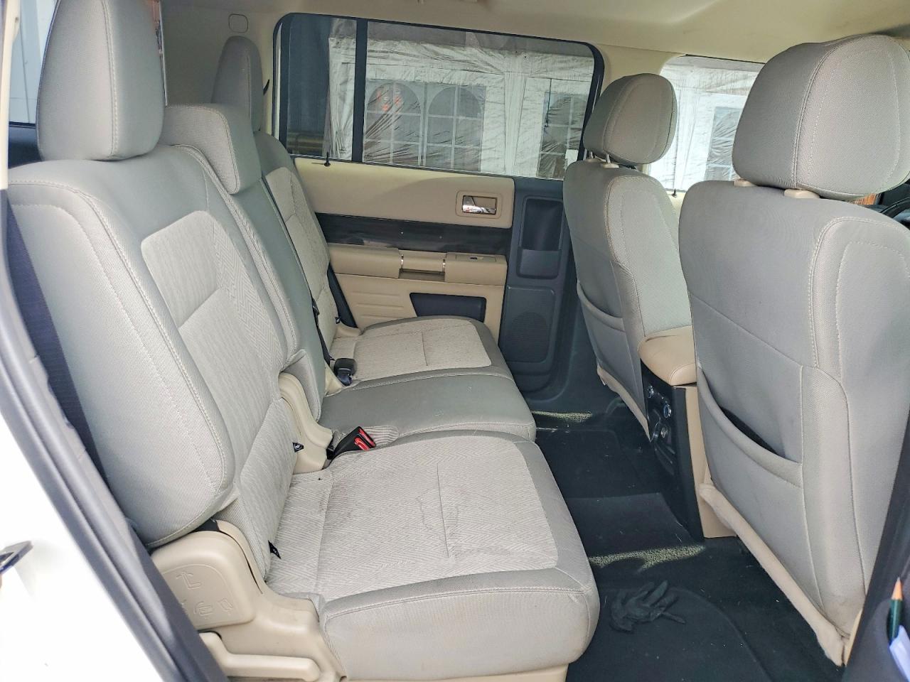 2013 Ford Flex Sel White vin: 2FMHK6C83DBD38512