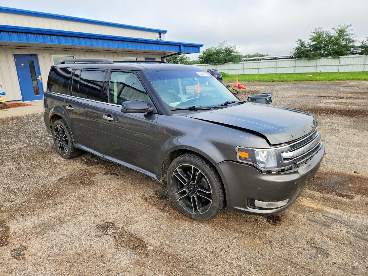 2015 Ford Flex Sel Gray vin: 2FMHK6C83FBA03317