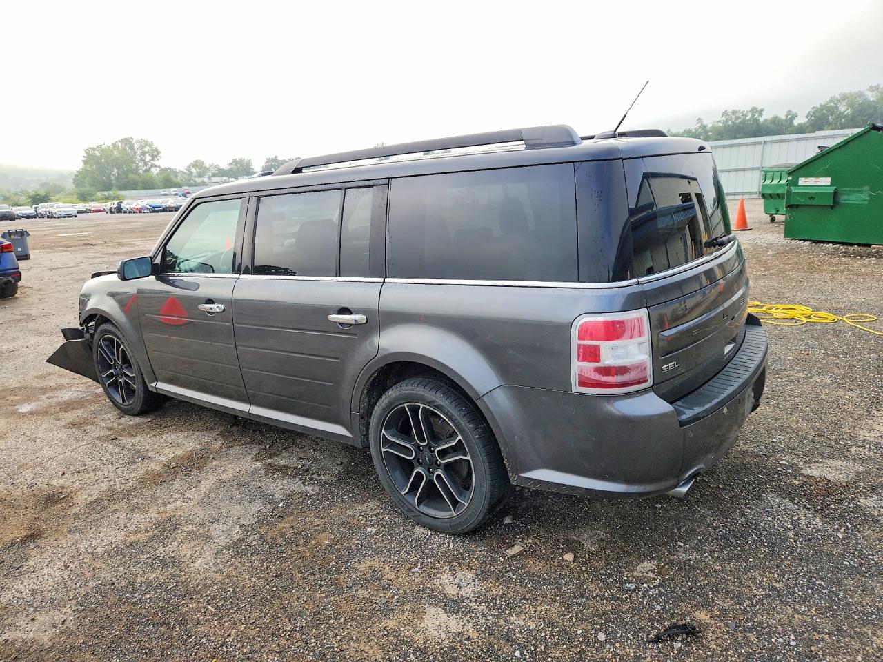 2015 Ford Flex Sel Gray vin: 2FMHK6C83FBA03317