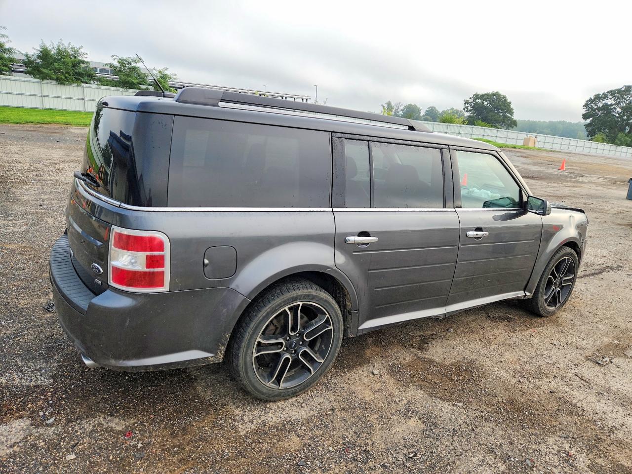 2015 Ford Flex Sel Gray vin: 2FMHK6C83FBA03317