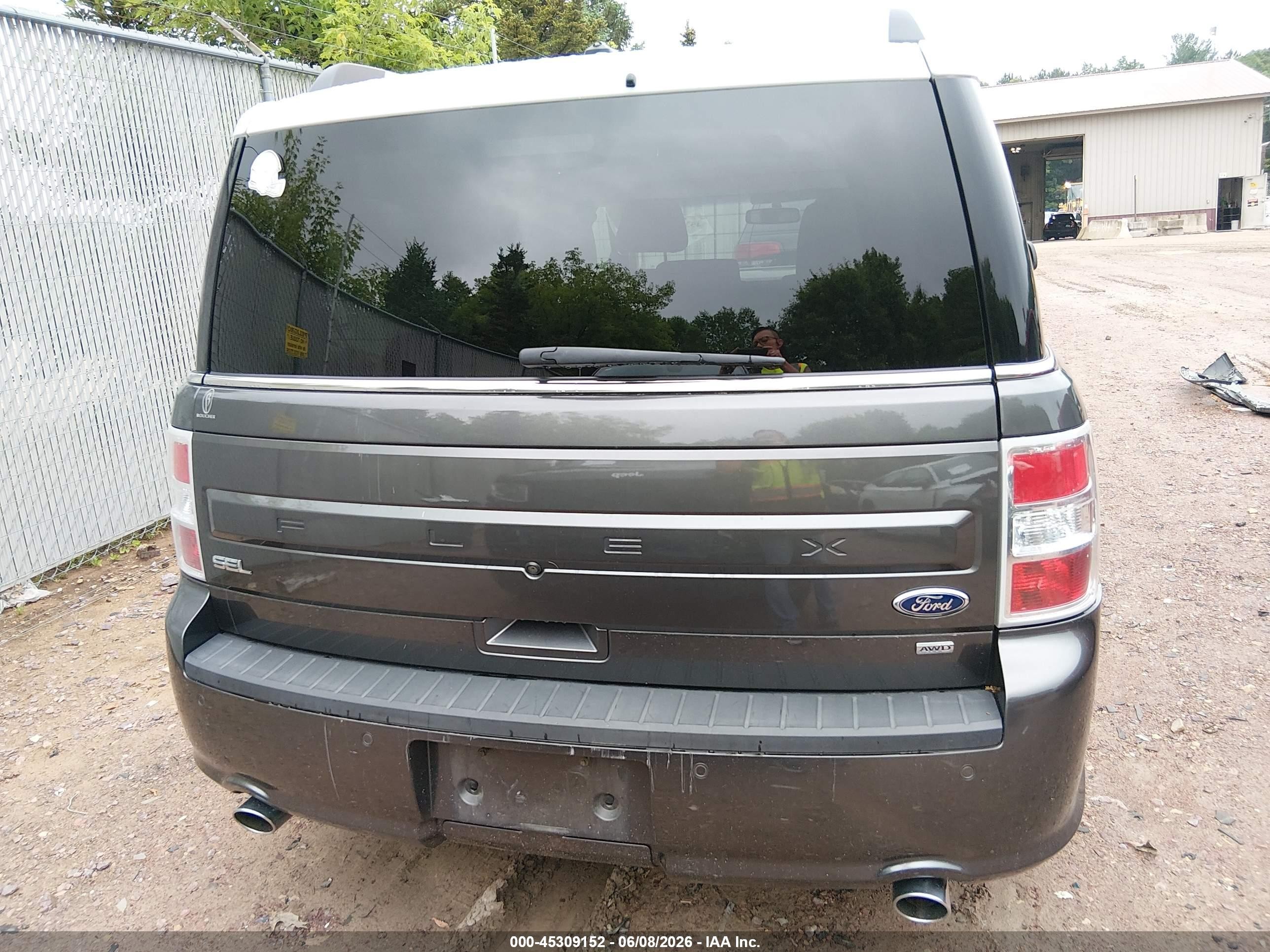 2015 Ford Flex Sel Gray vin: 2FMHK6C83FBA11773