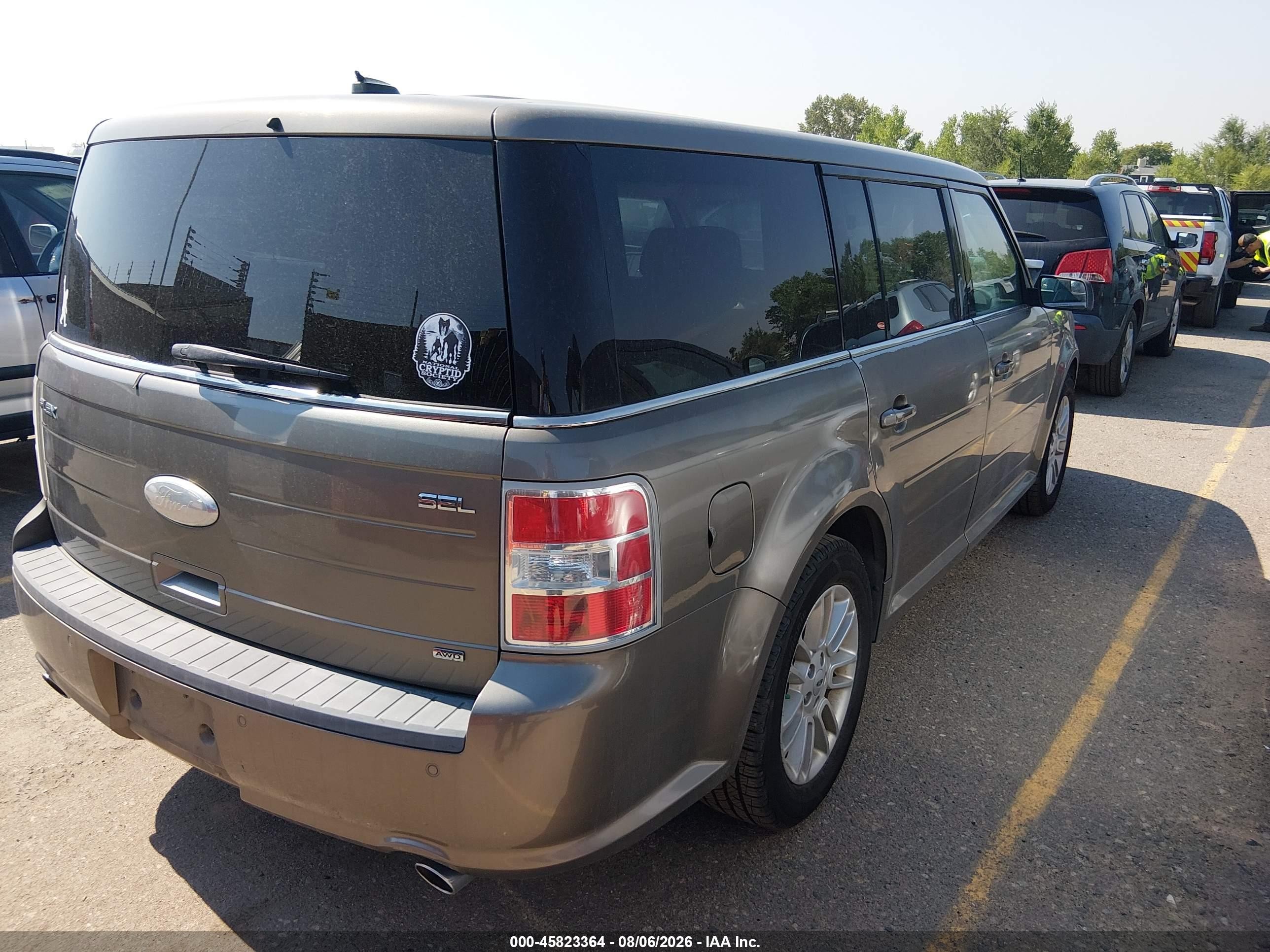 2013 Ford Flex Sel Gray vin: 2FMHK6C84DBD09634
