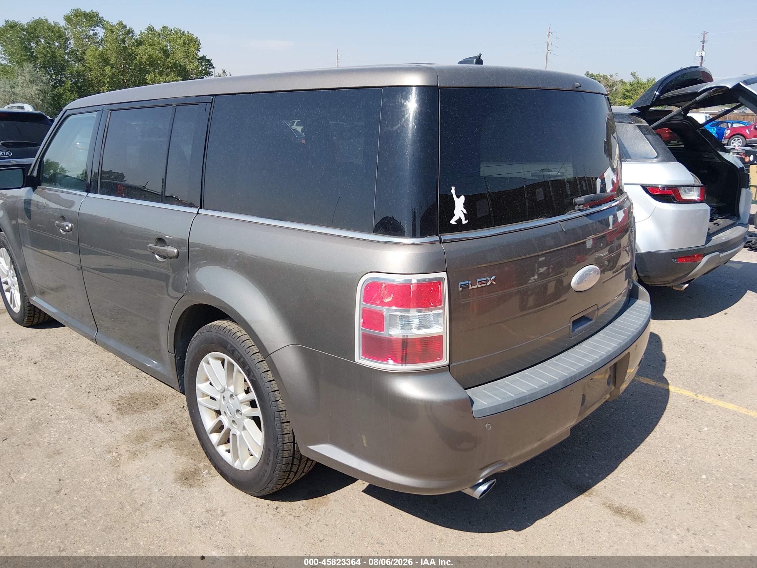 2013 Ford Flex Sel Gray vin: 2FMHK6C84DBD09634