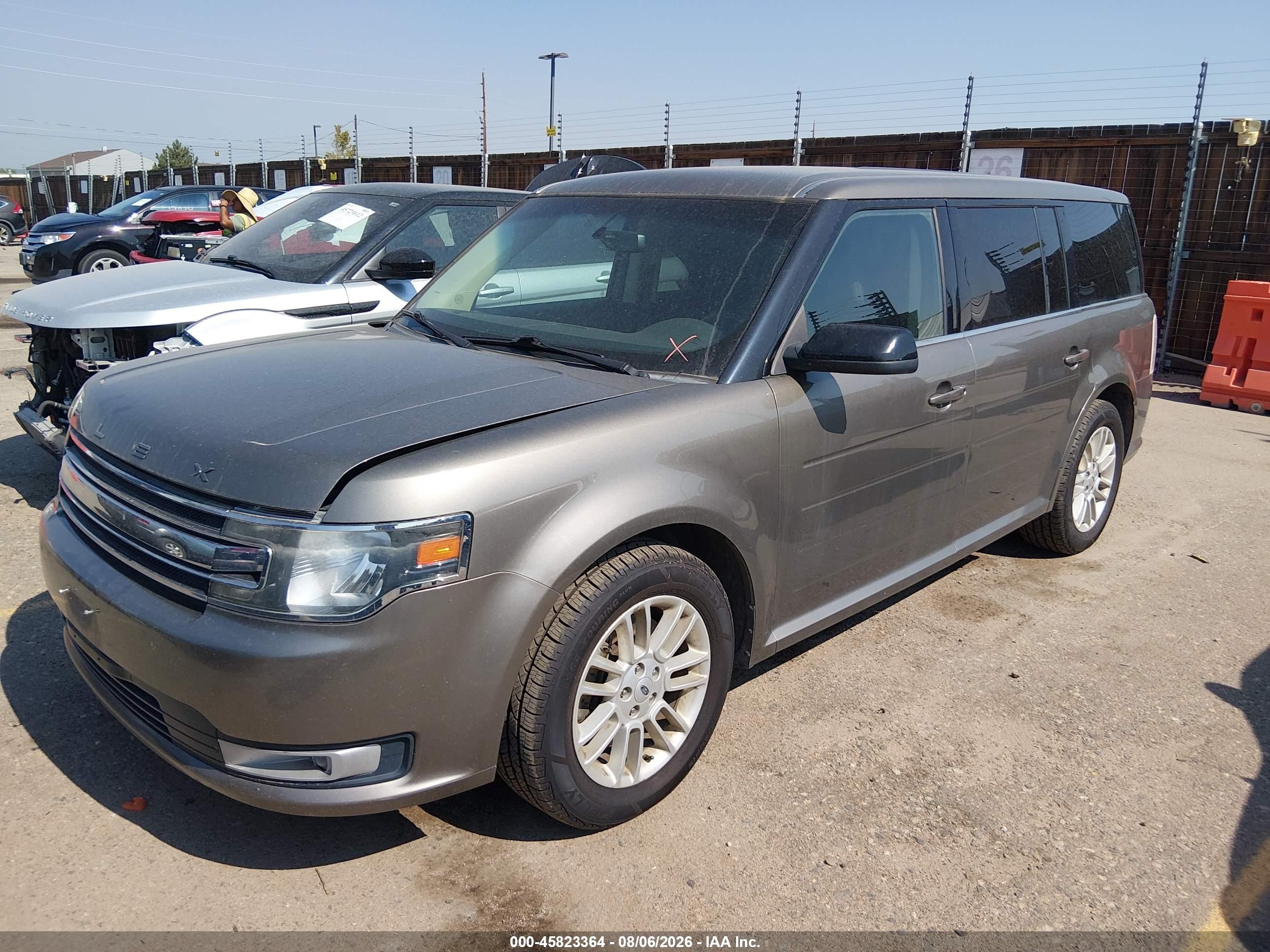 2013 Ford Flex Sel Gray vin: 2FMHK6C84DBD09634