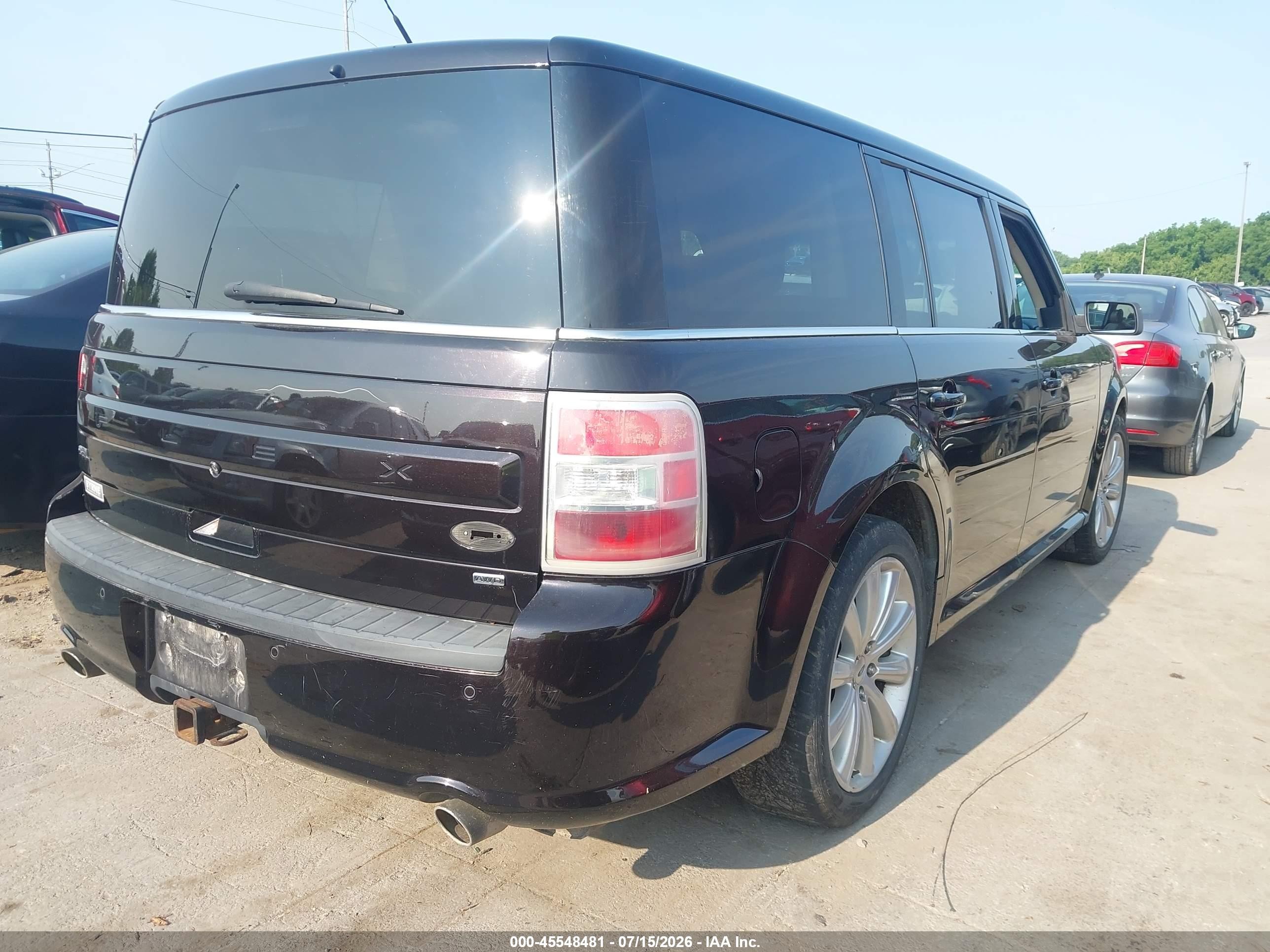 2013 Ford Flex Sel Black vin: 2FMHK6C84DBD29219